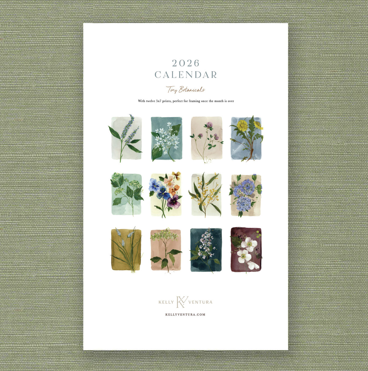 2026 Tiny Botanicals Calendar