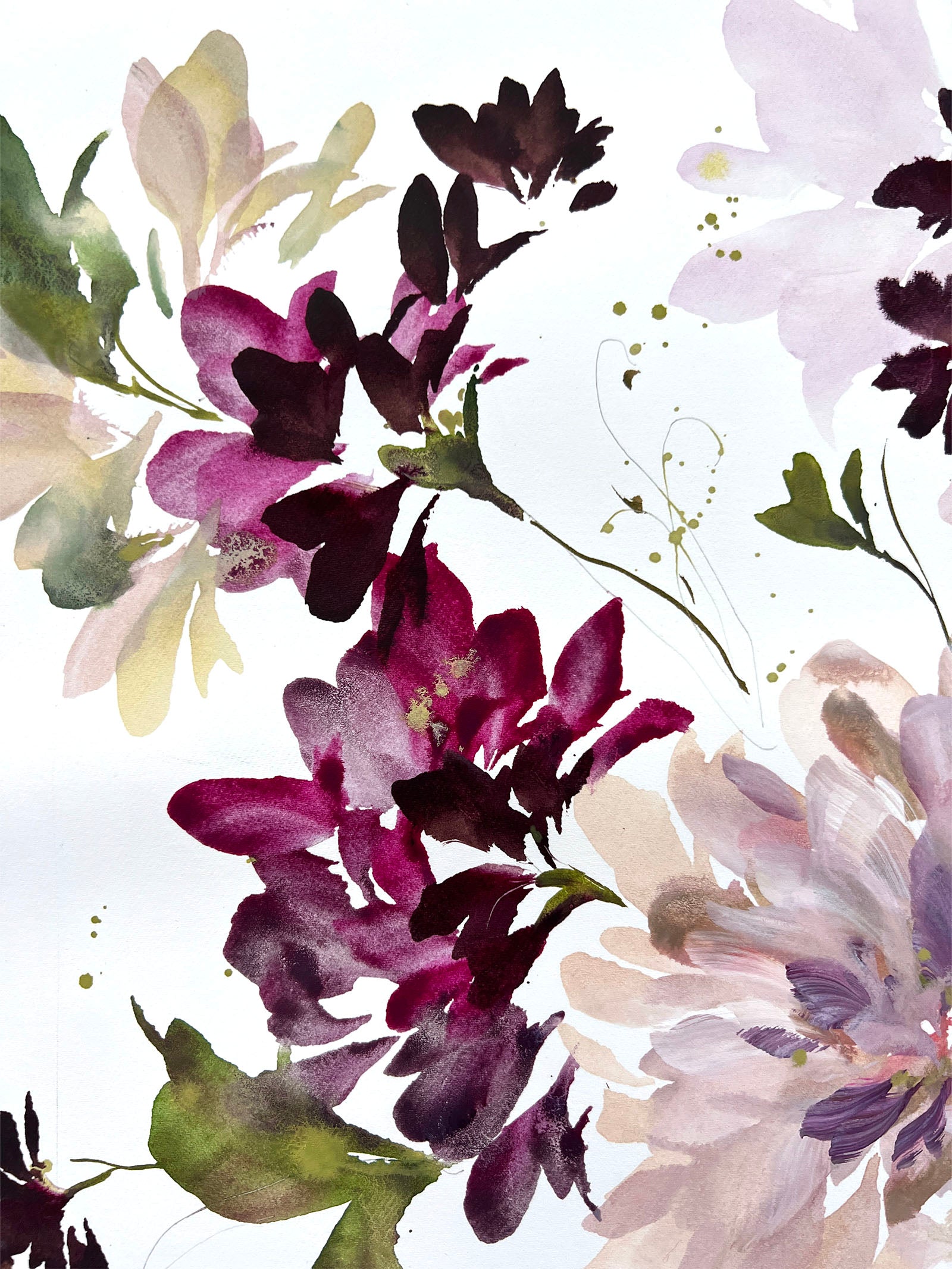 Dahlia Study No. 2 (Set of 2)