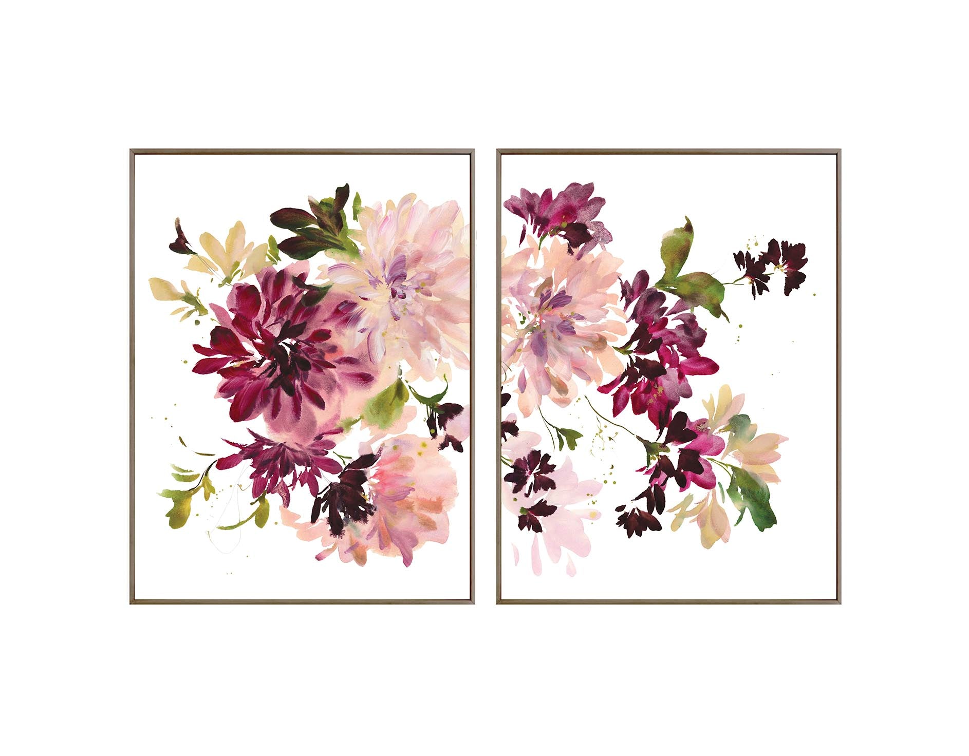 Dahlia Study No.2 (set of two)