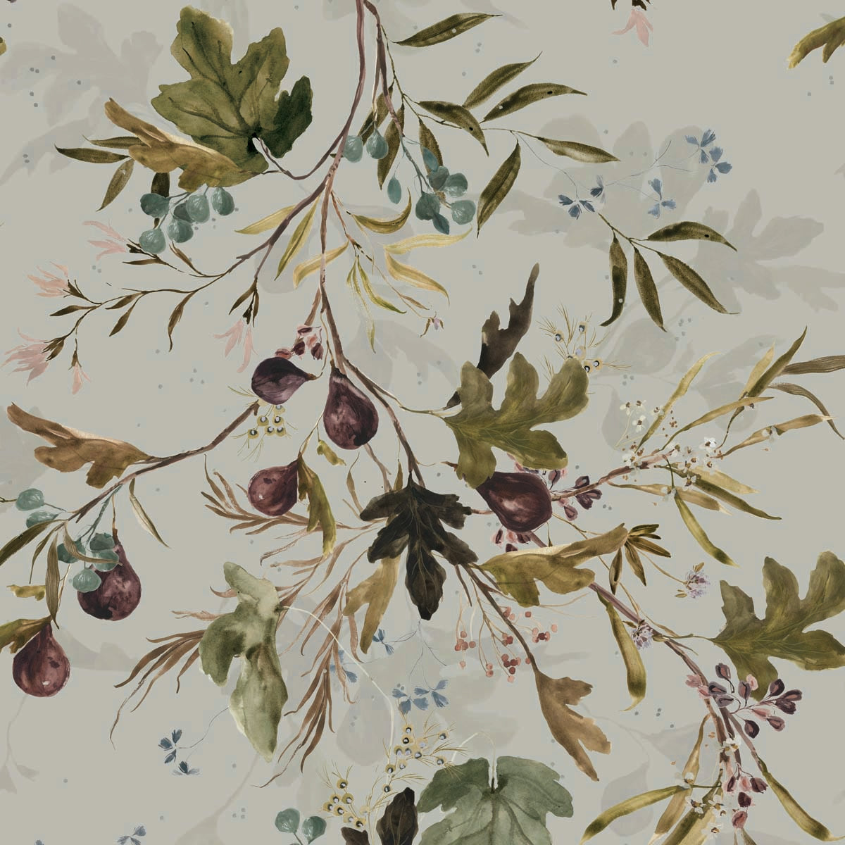 Fig in Fog Fabric Sample