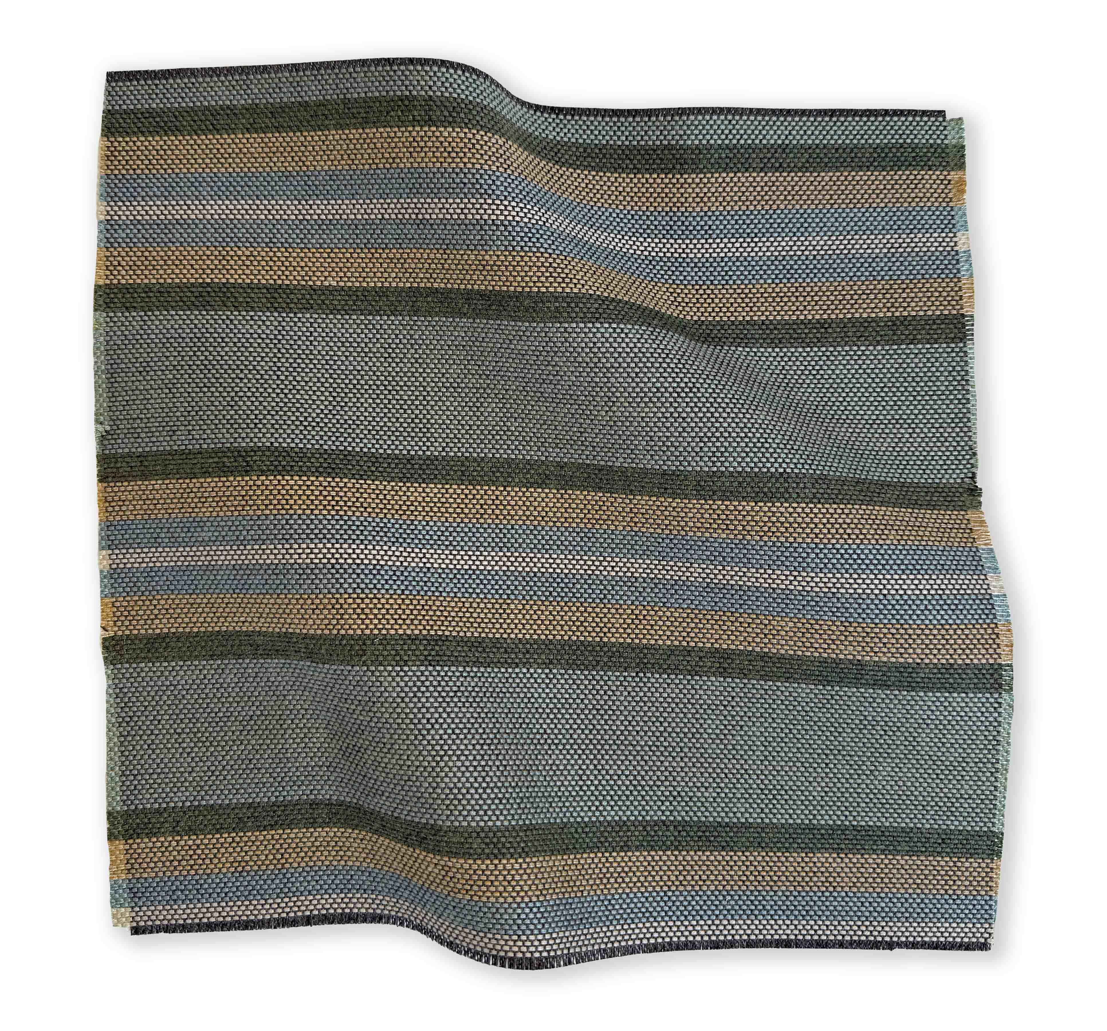Harbour Stripe in Basil Fabric Sample
