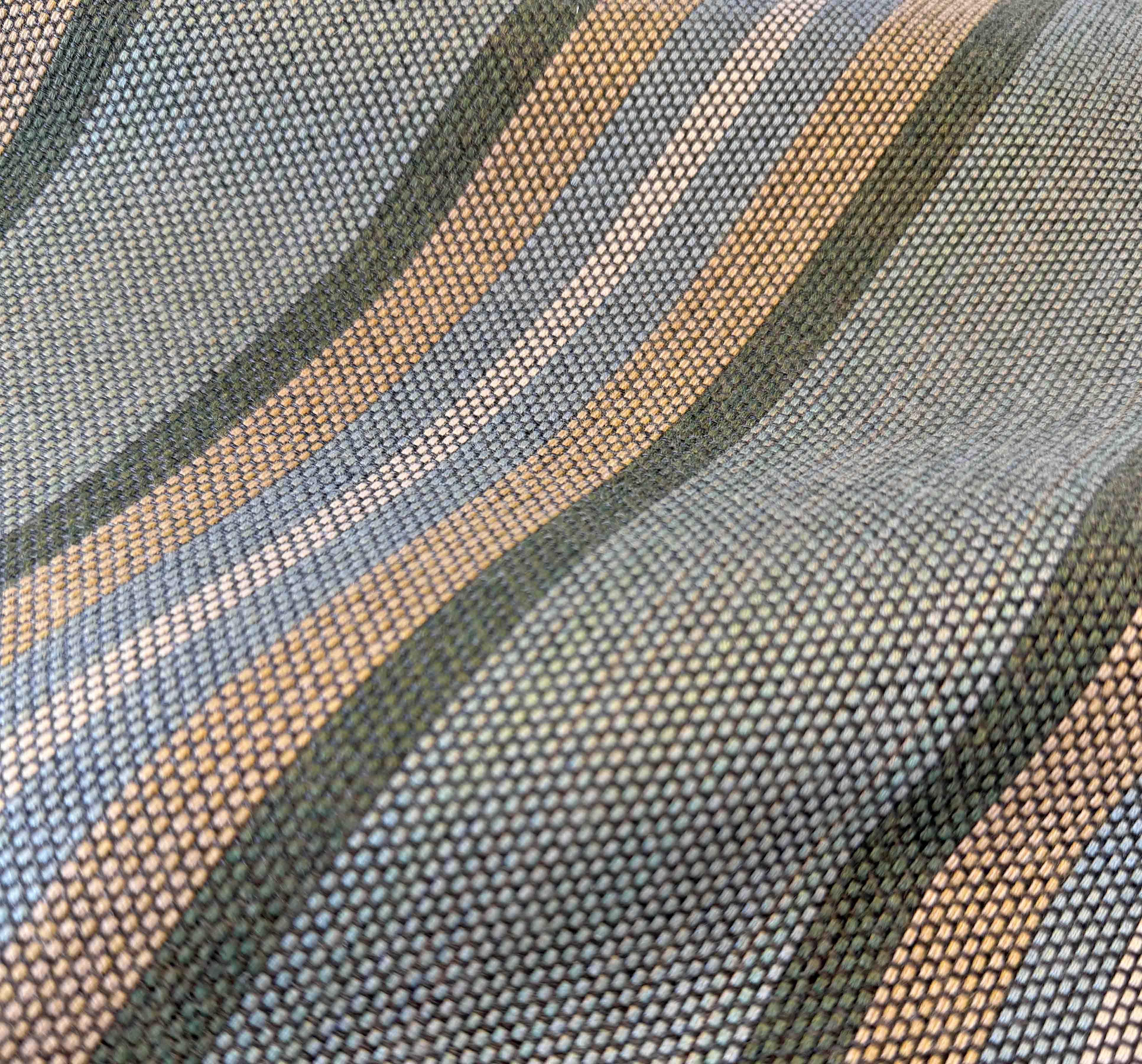 Harbour Stripe in Basil Fabric Sample