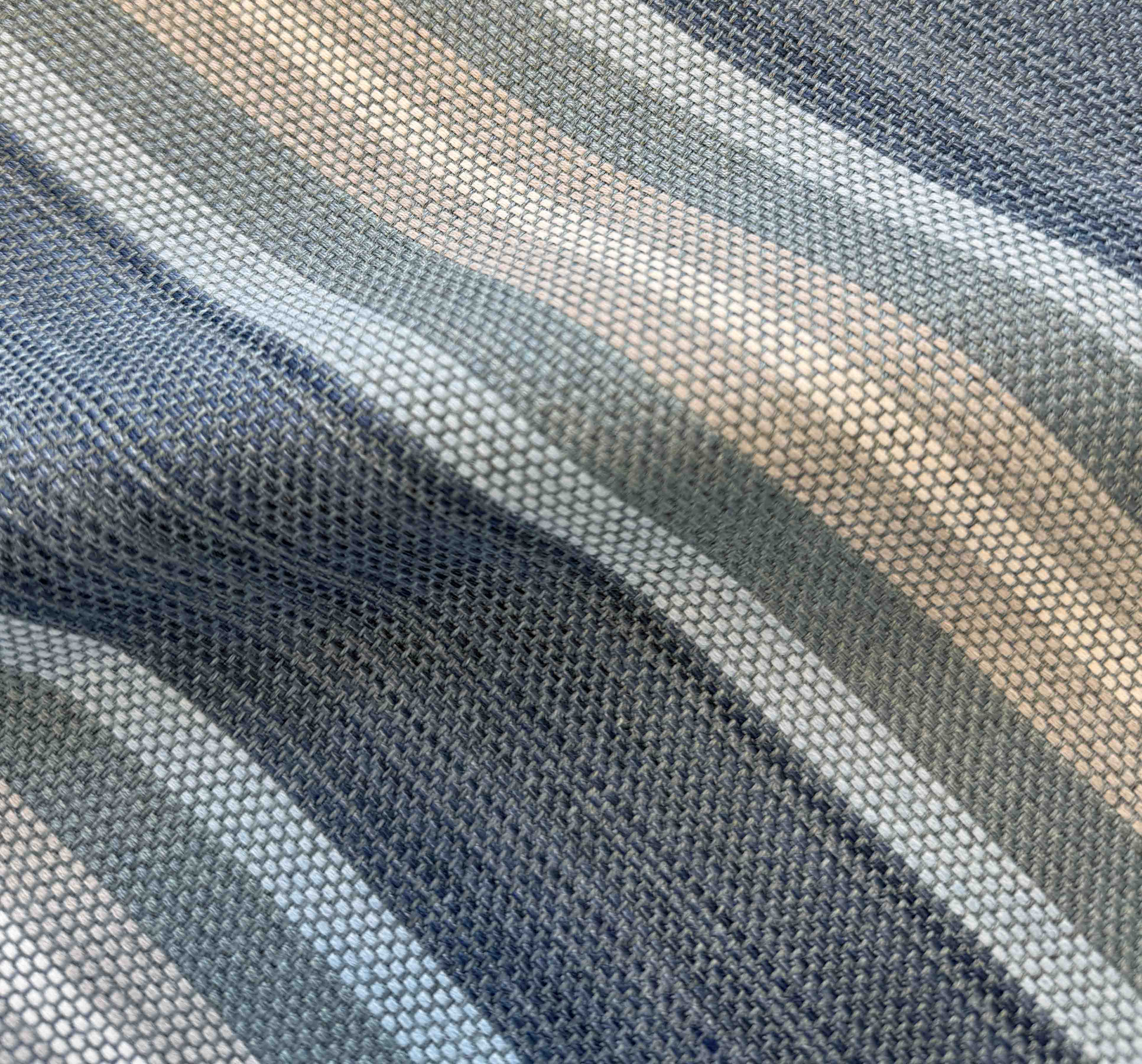 Harbour Stripe in Lake Fabric Sample
