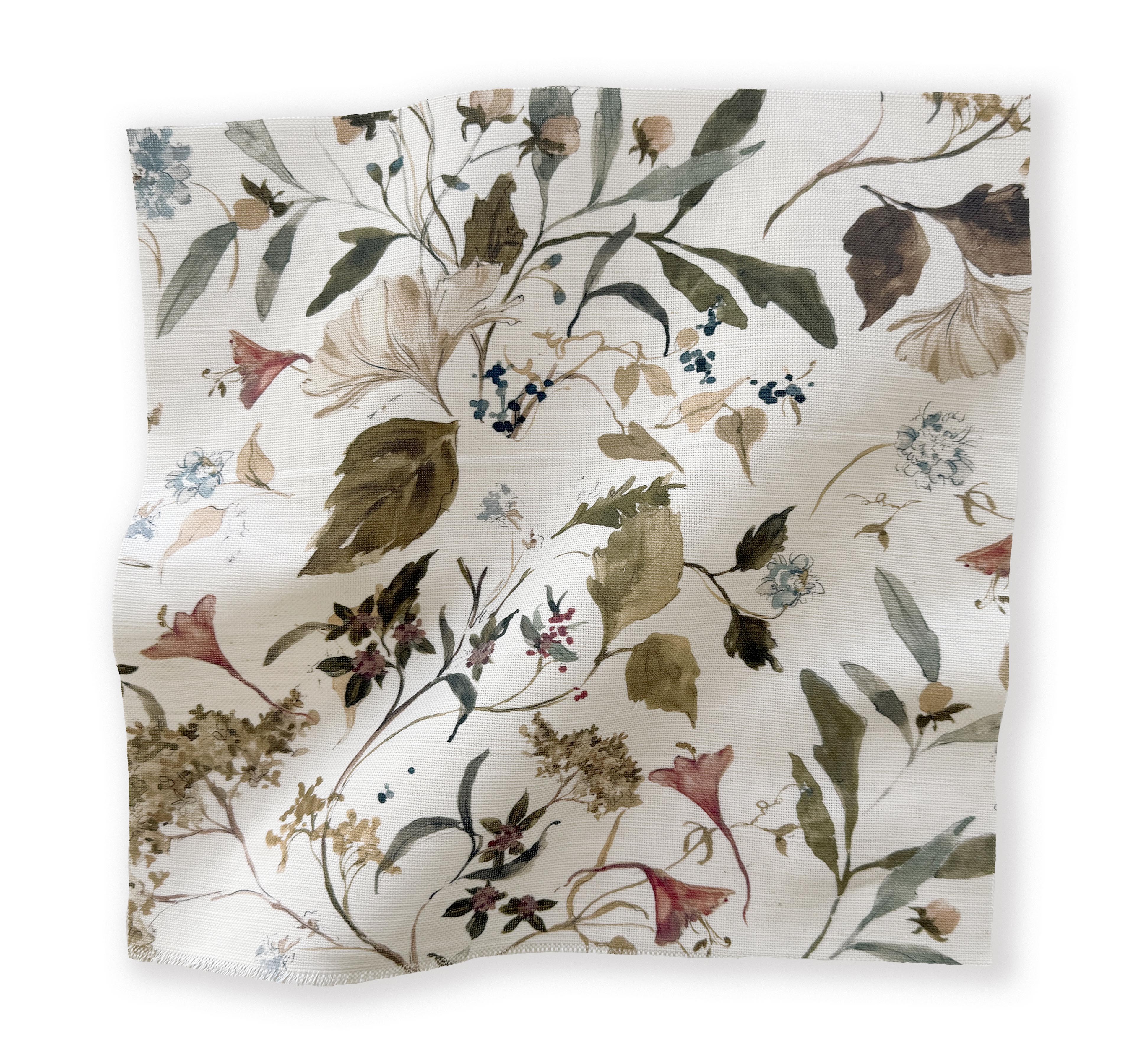 Herbarium in Ochre Fabric Sample