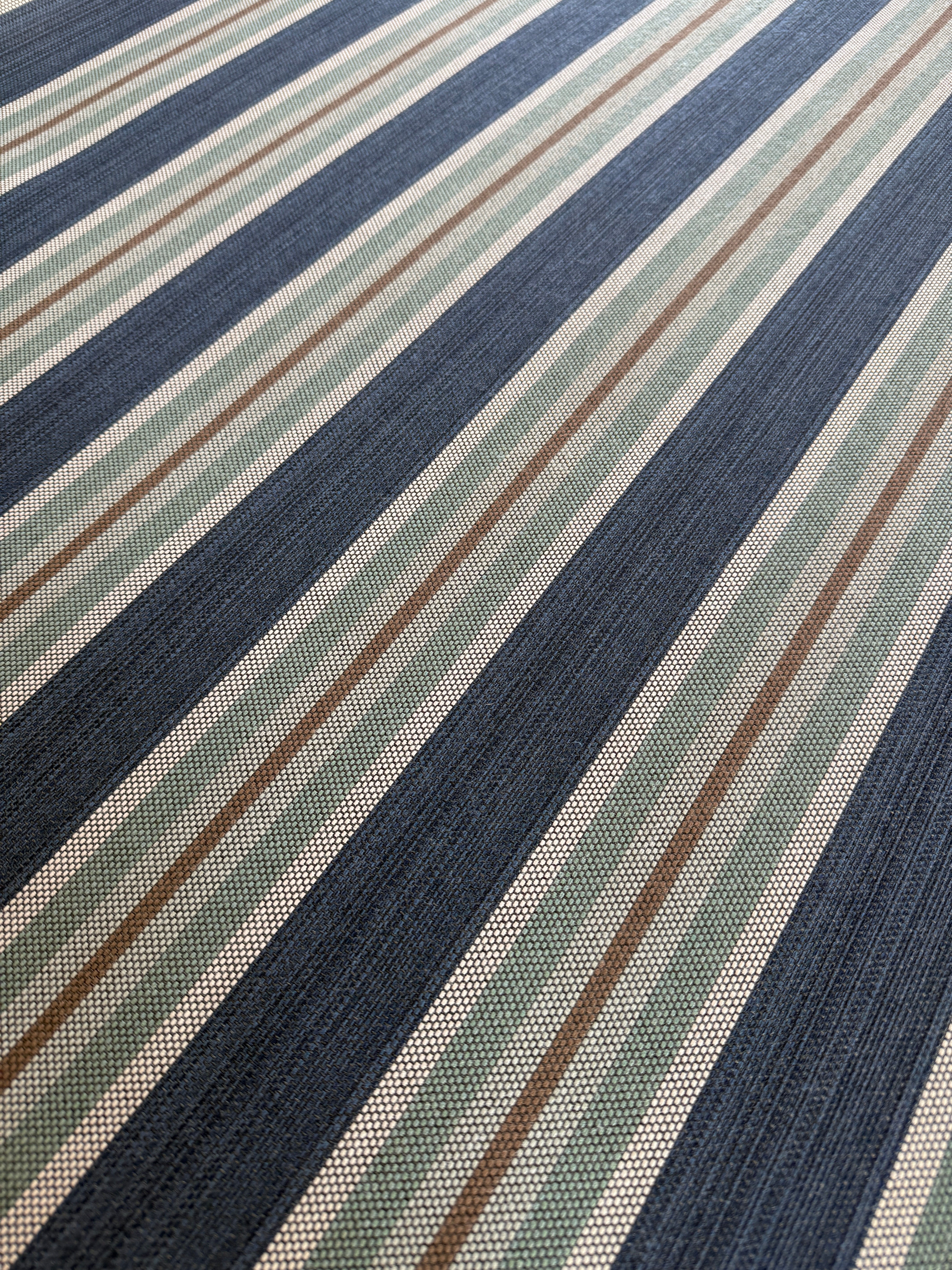 Harbour Stripe in Indigo Fabric Sample
