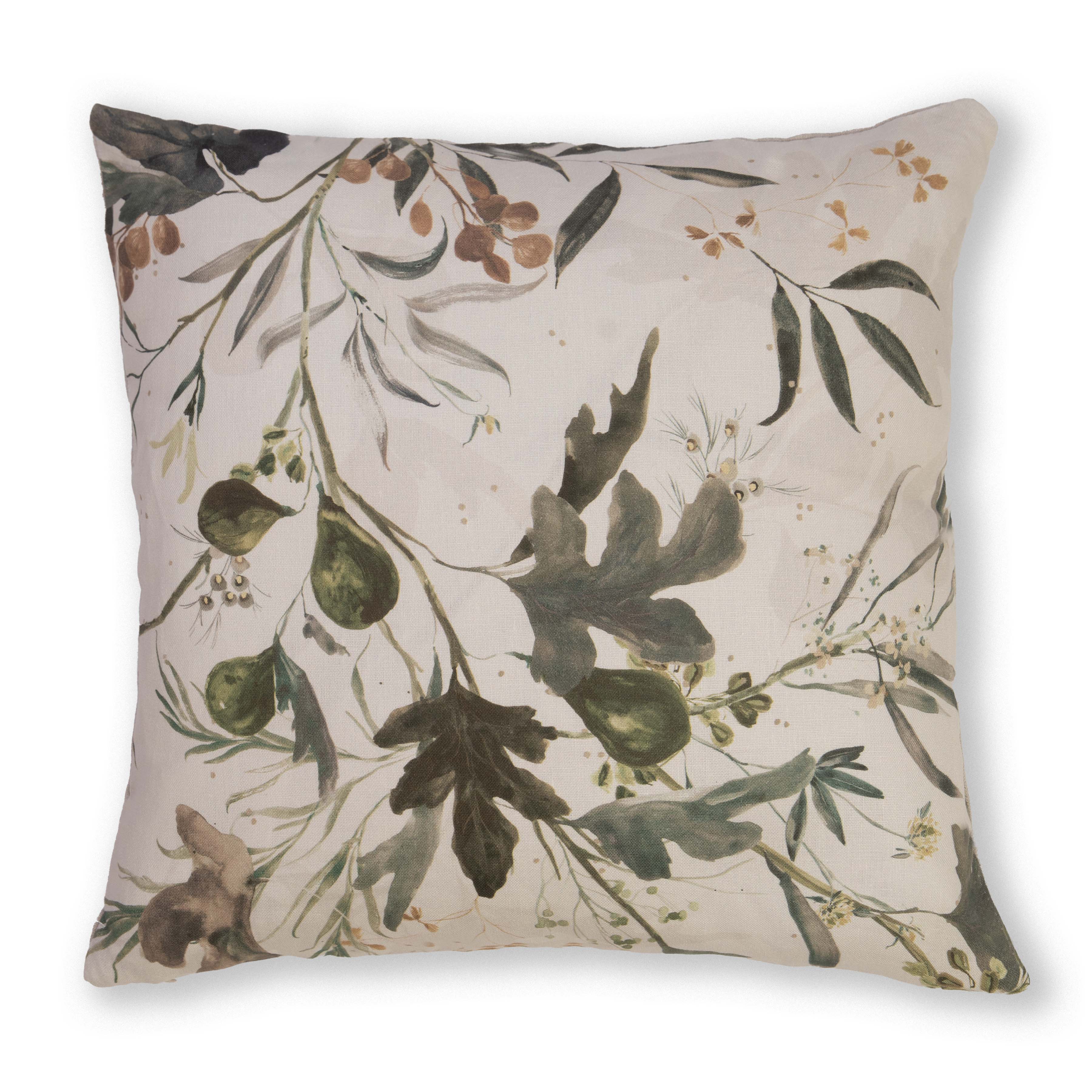 Fig in Rust Pillow Cover