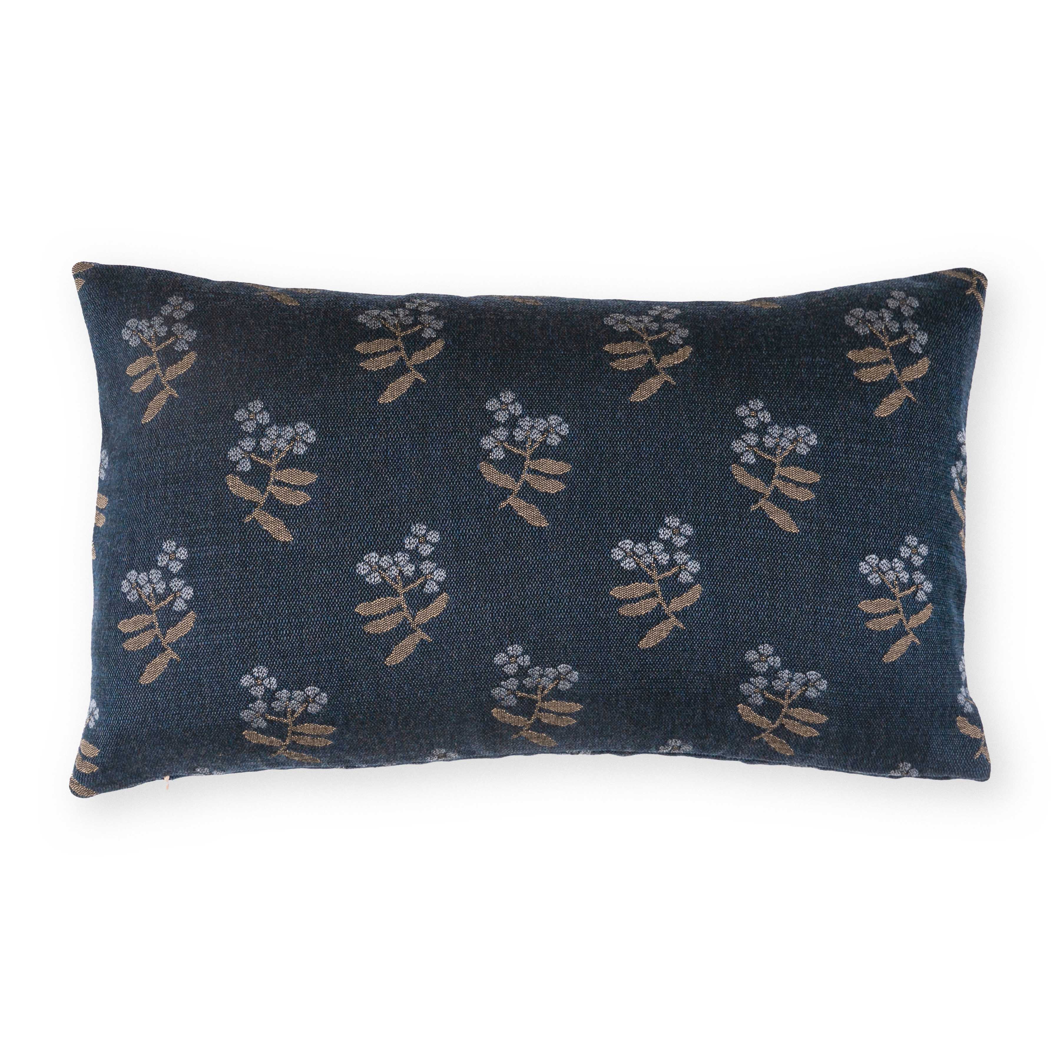 Flora in Indigo Pillow Cover - Indoor/Outdoor