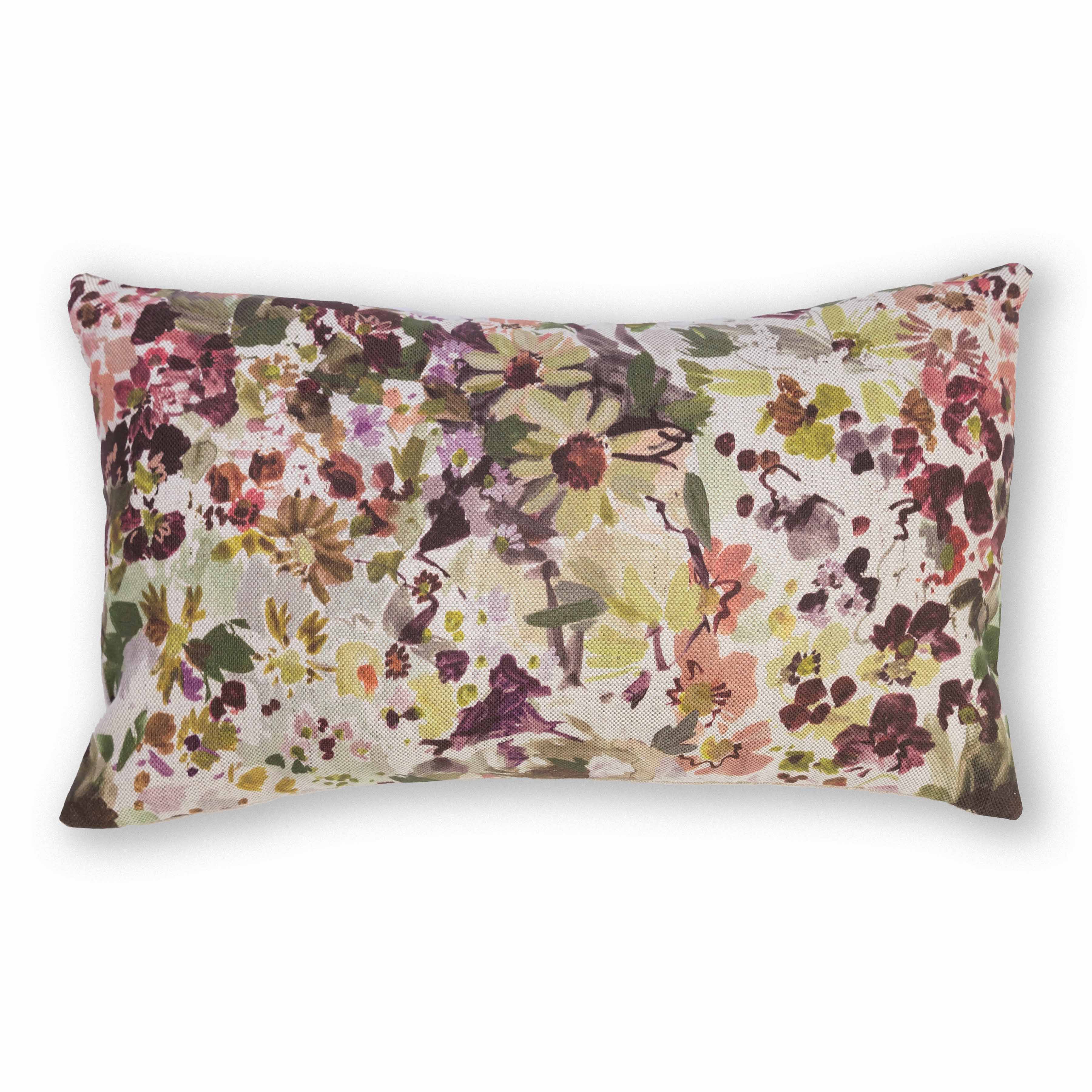 Gardens in Mauve Pillow Cover