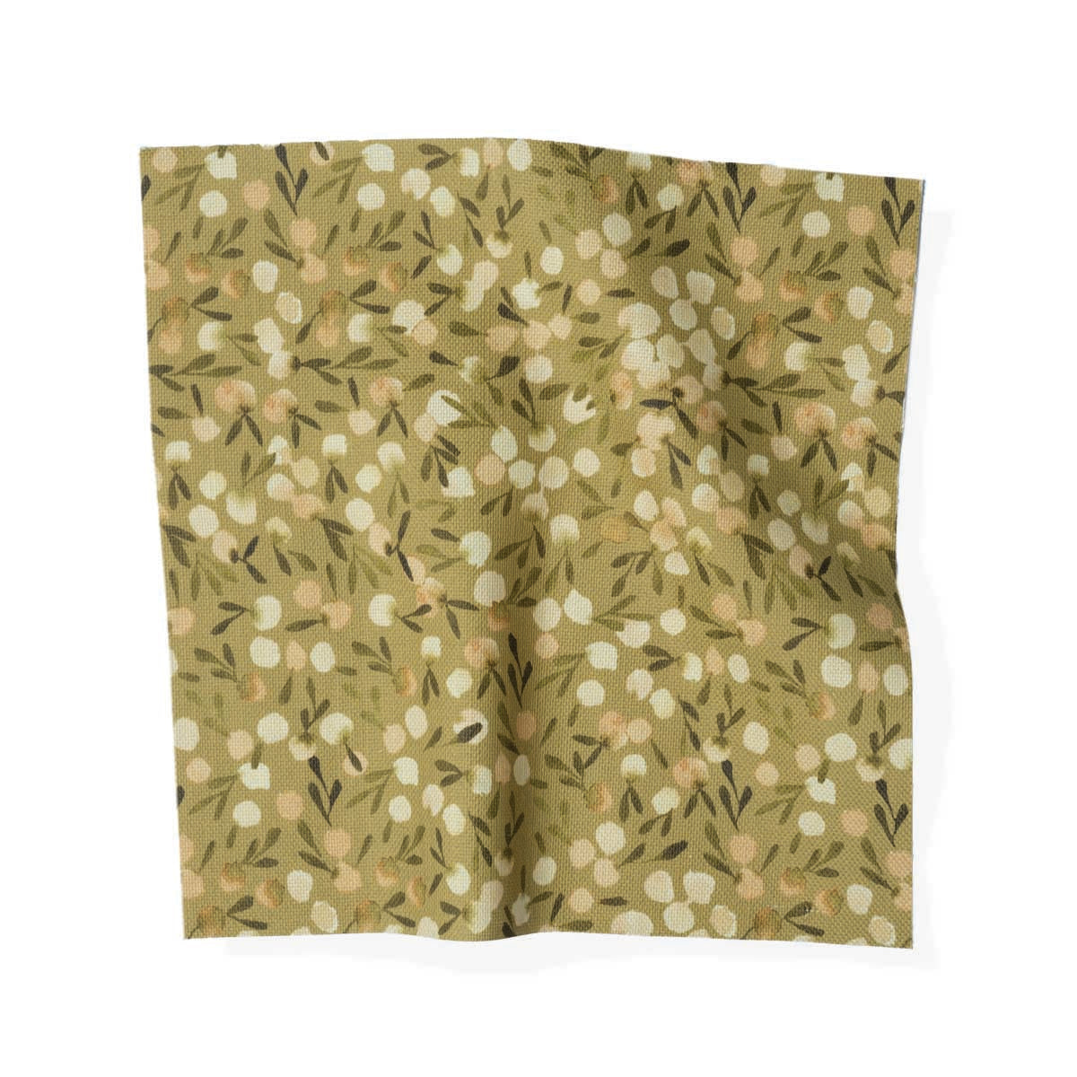 Berries in Butterscotch Fabric Sample