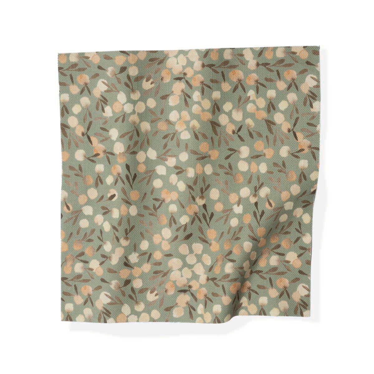 Berries in Moss Fabric Sample