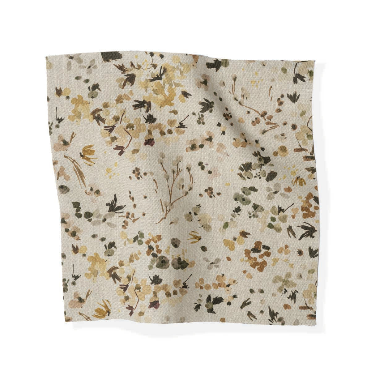 Wildflower Field in Hazel Fabric Sample