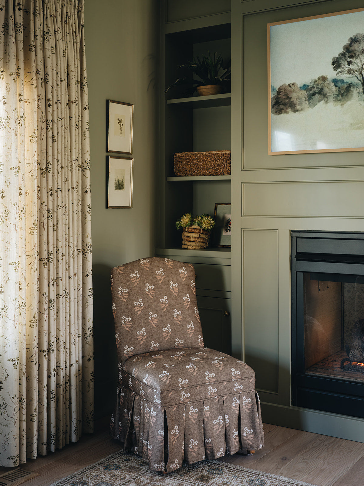 Thicket in Putty Fabric Sample