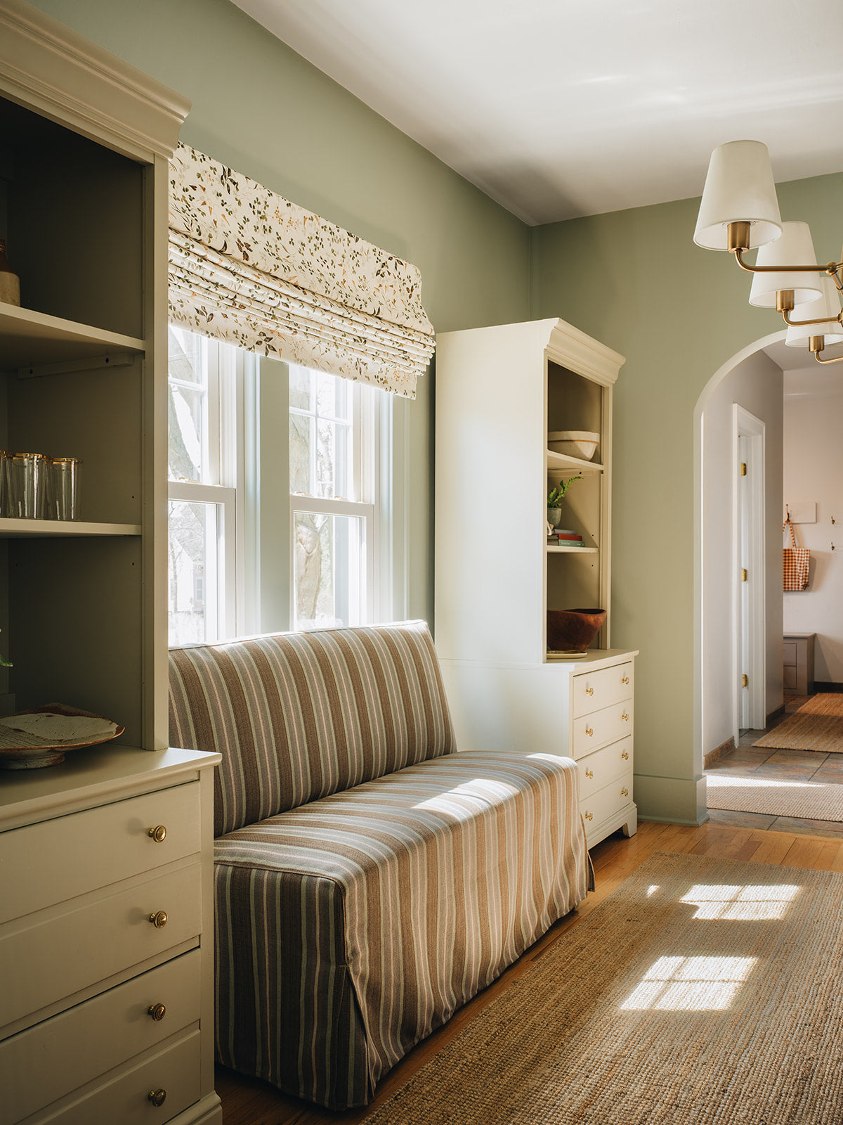 Harbour Stripe in Mulberry Fabric Sample