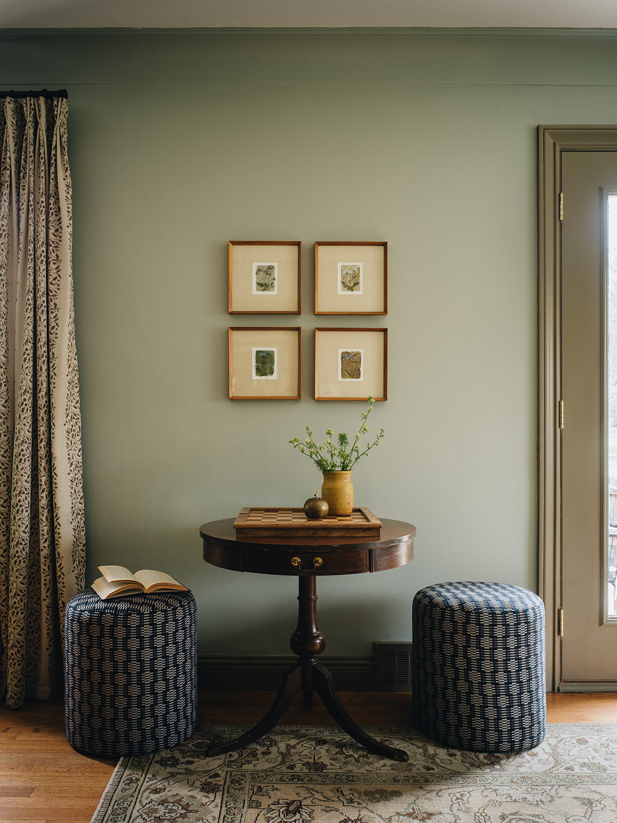 Pillar in Indigo Fabric Sample