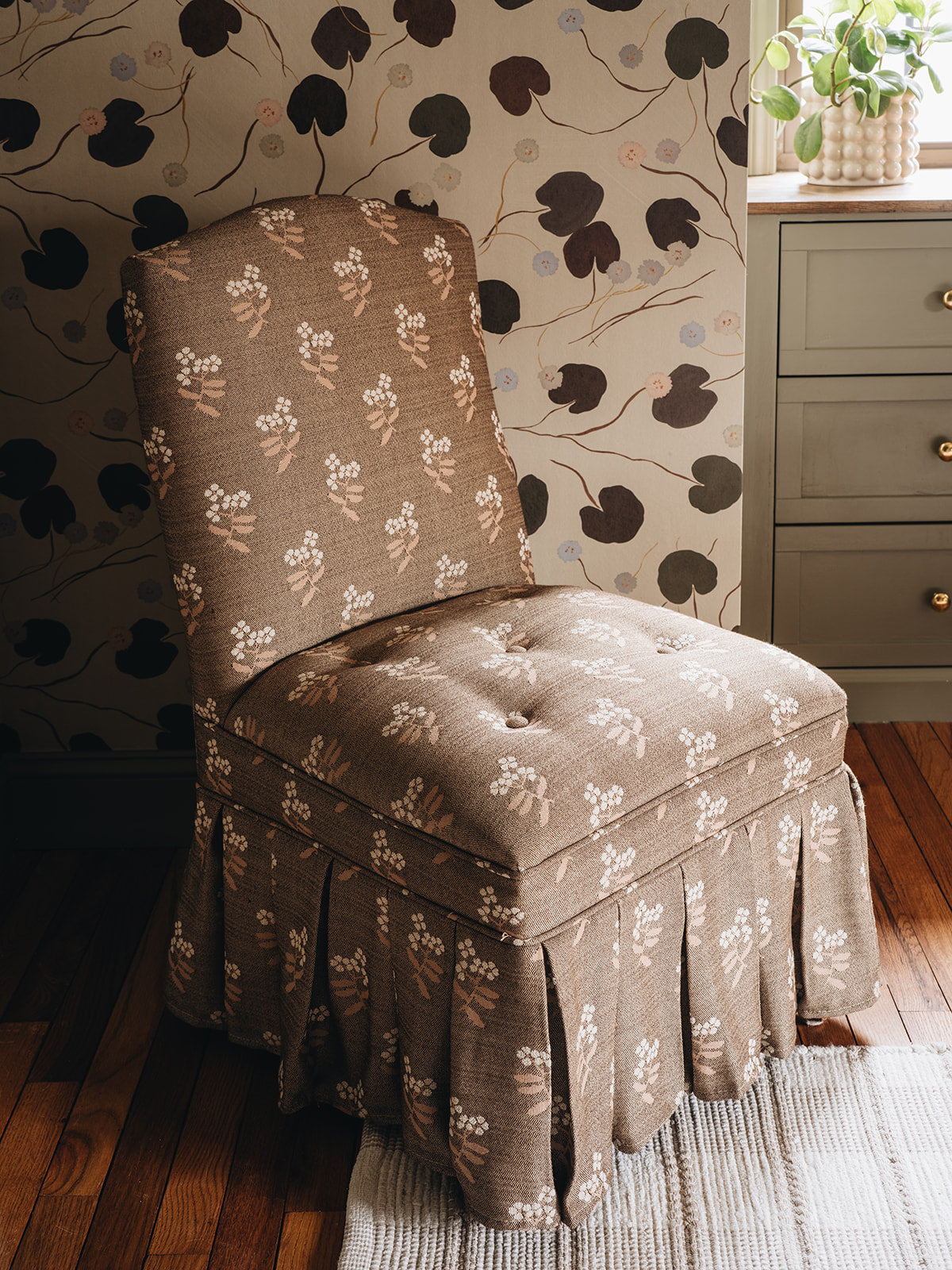 Flora in Cedar Fabric Sample