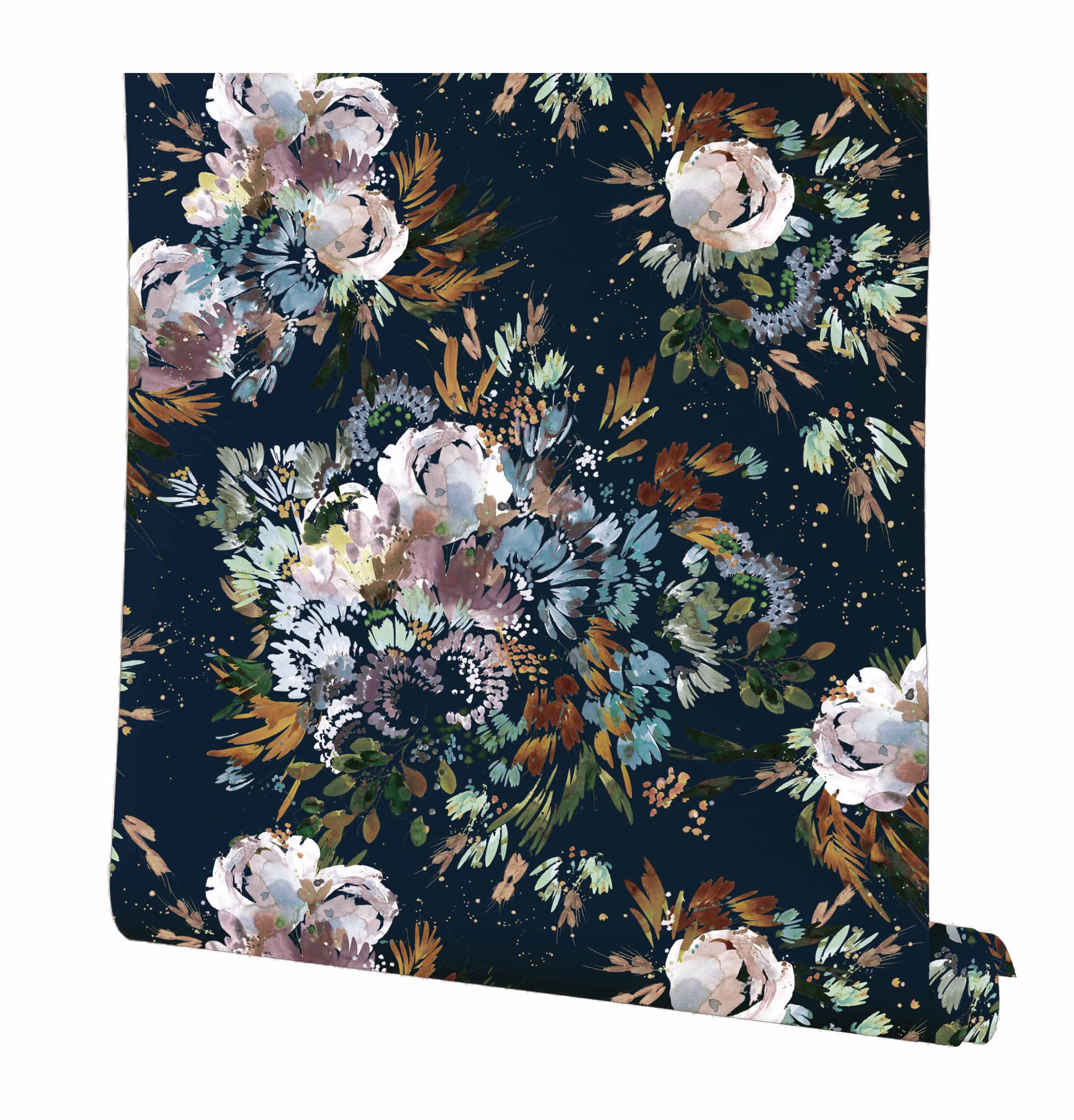 Midnight Garden in Navy