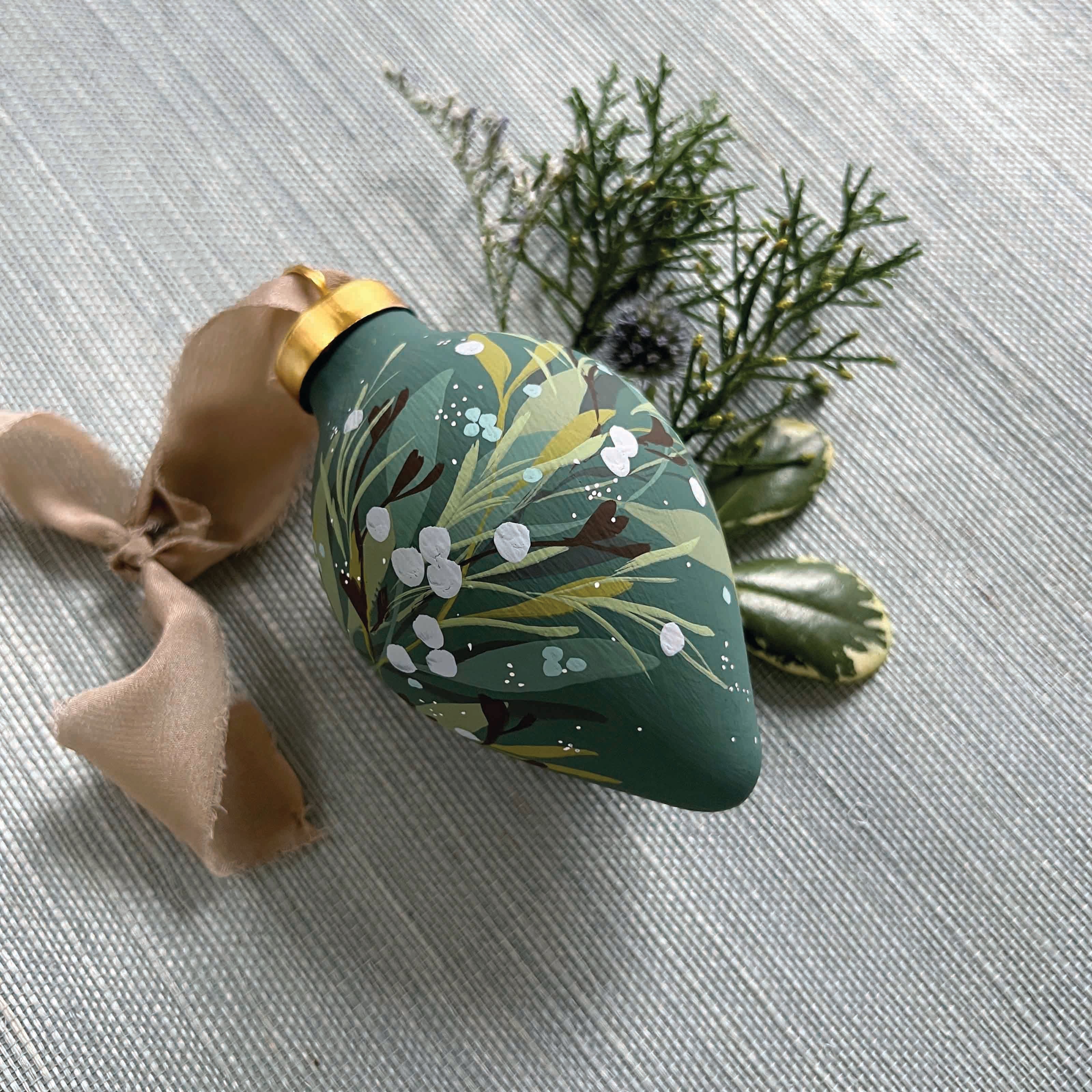 Wintergreen in Forest Ornament