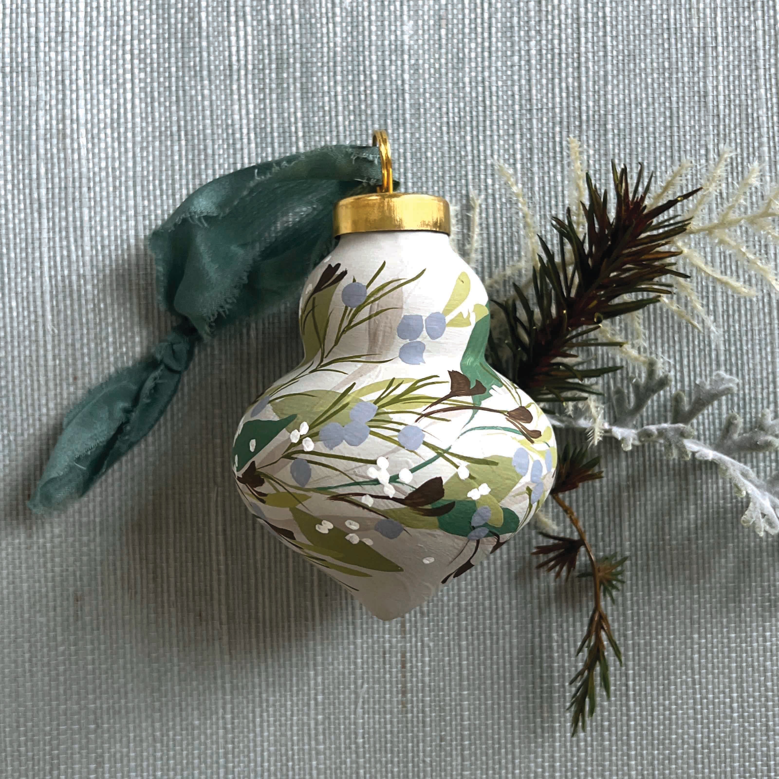 Wintergreen in Glacier Ornament