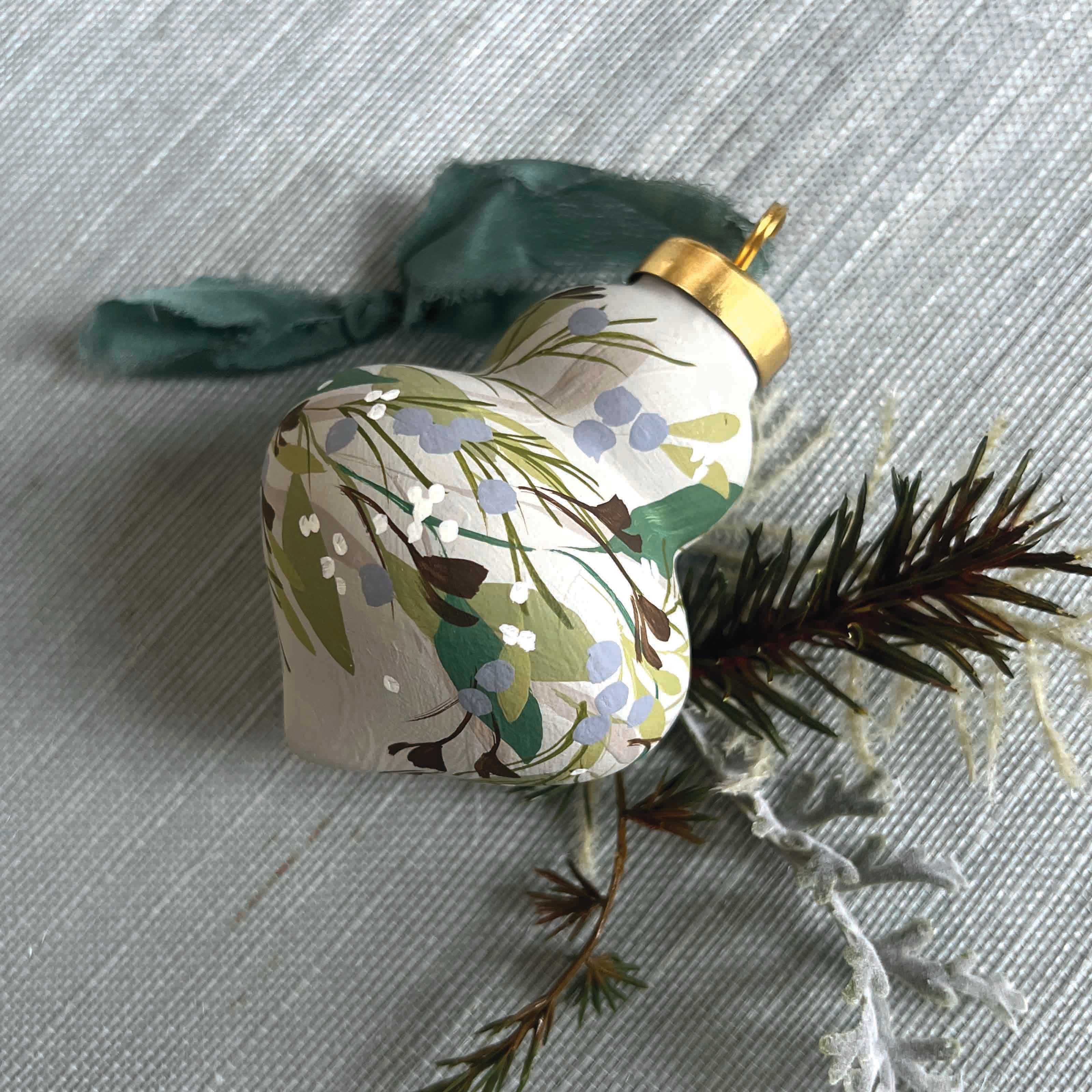 Wintergreen in Glacier Ornament