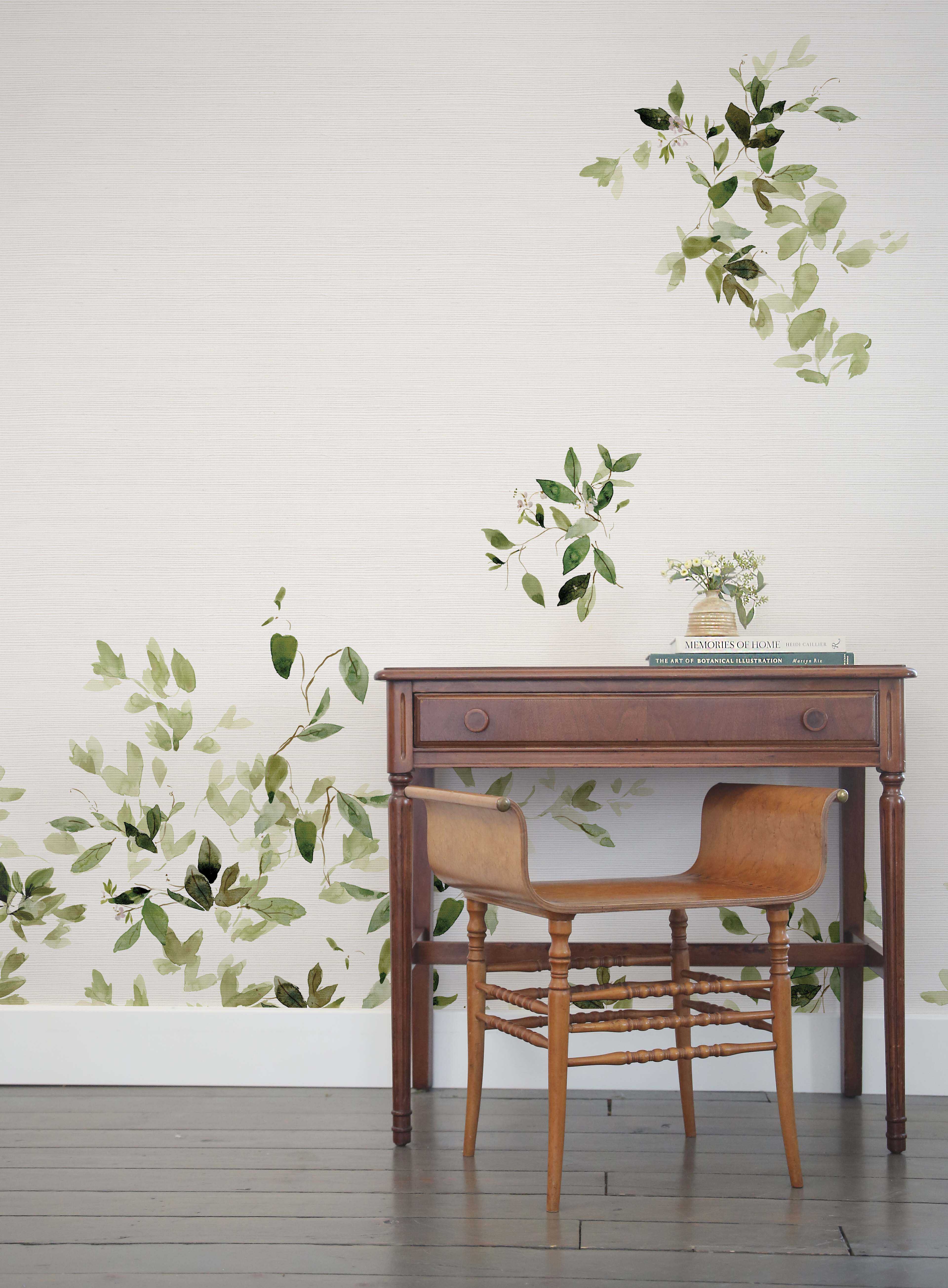 Woodlands Mural in Fern Sample