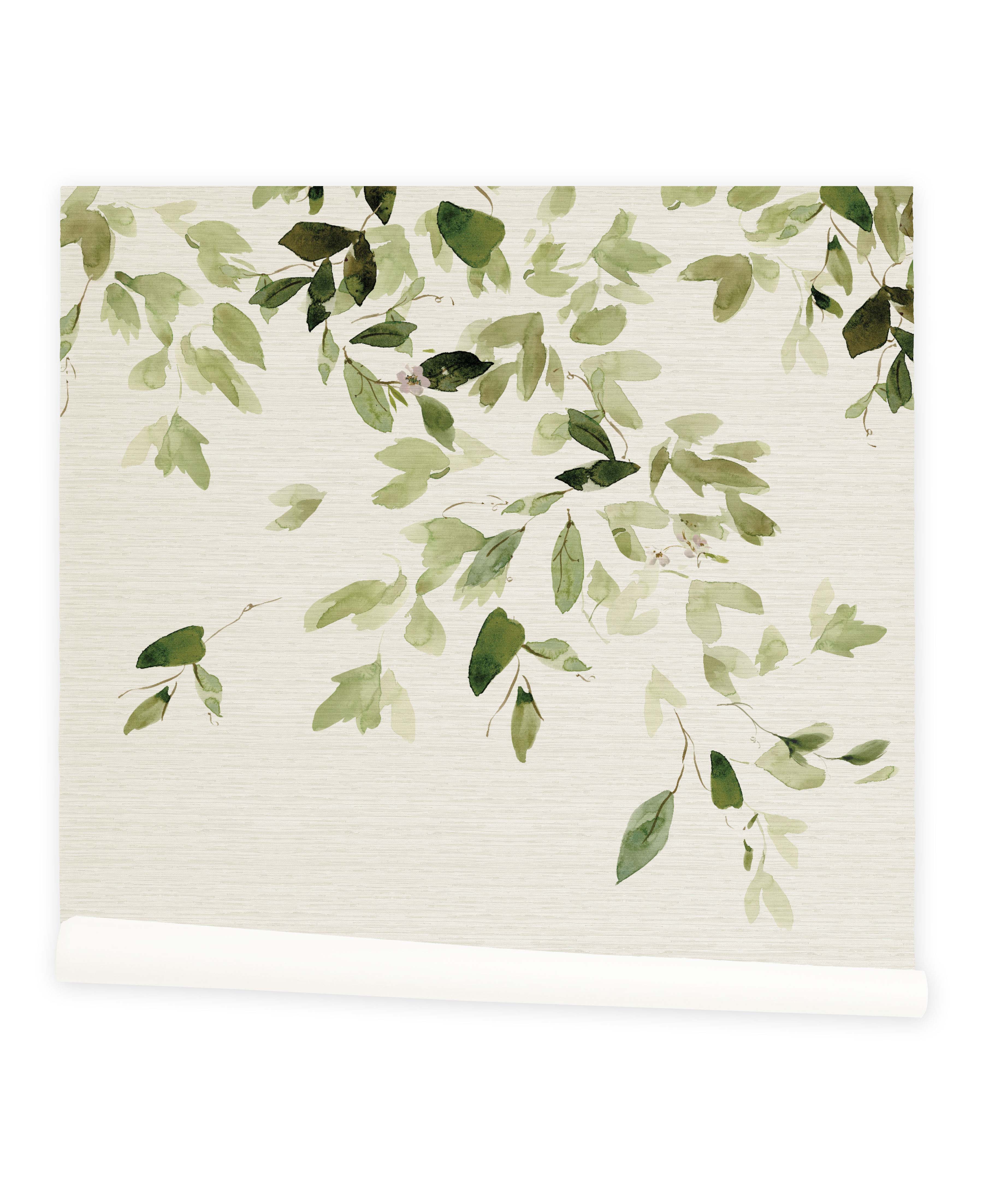 Woodlands Mural in Fern Sample