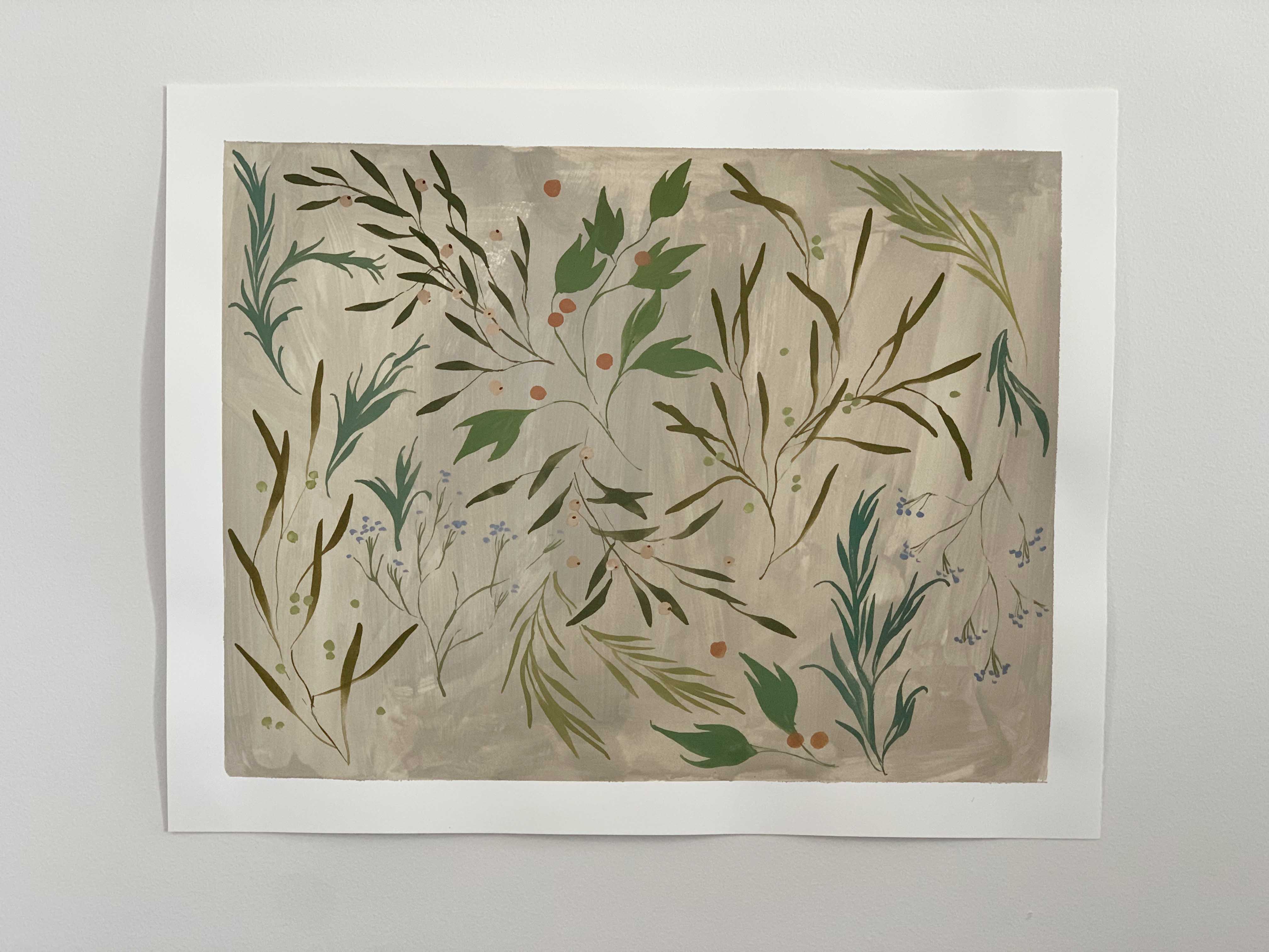 Botanicals on Linen