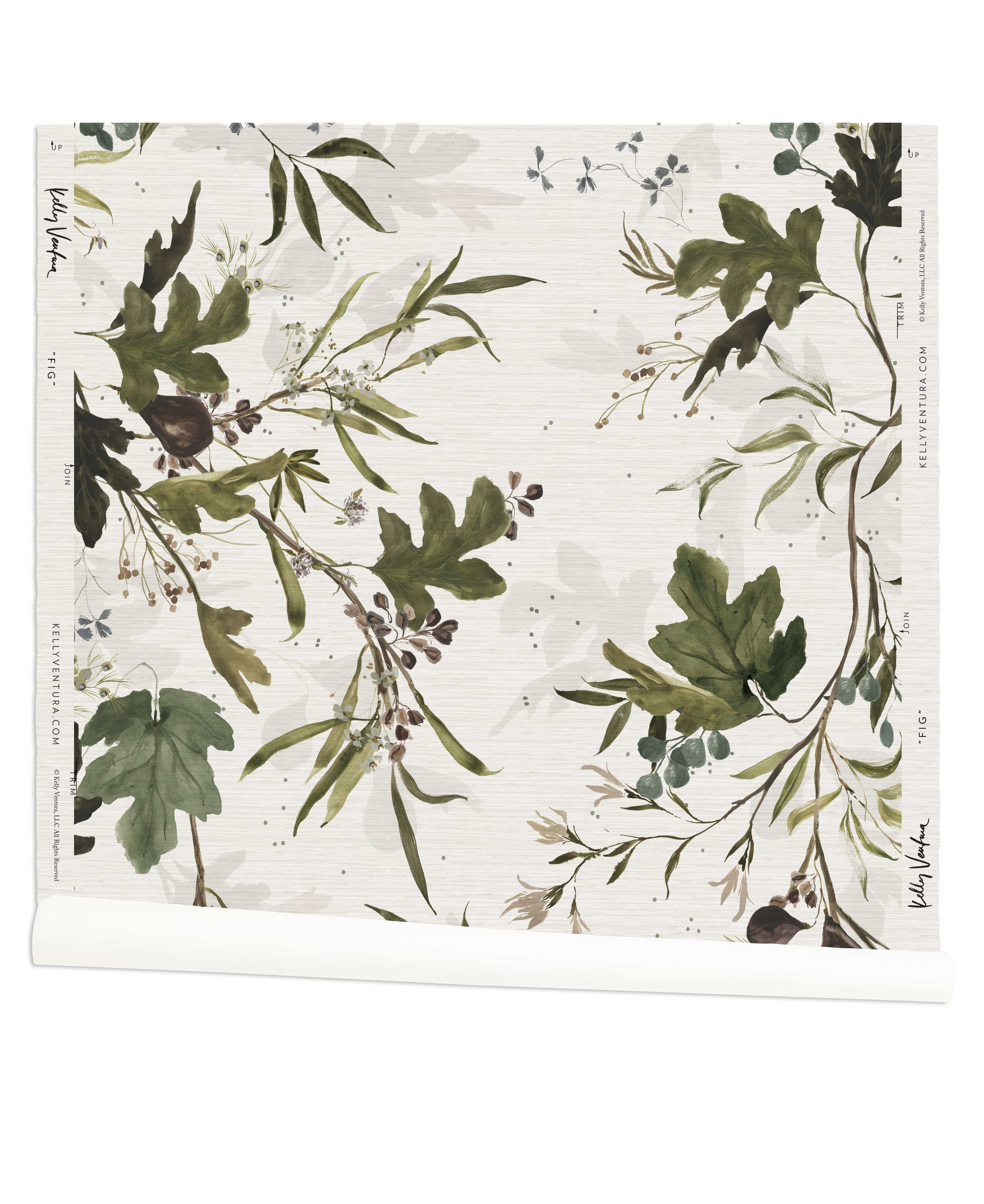 Fig in Linen Grasscloth