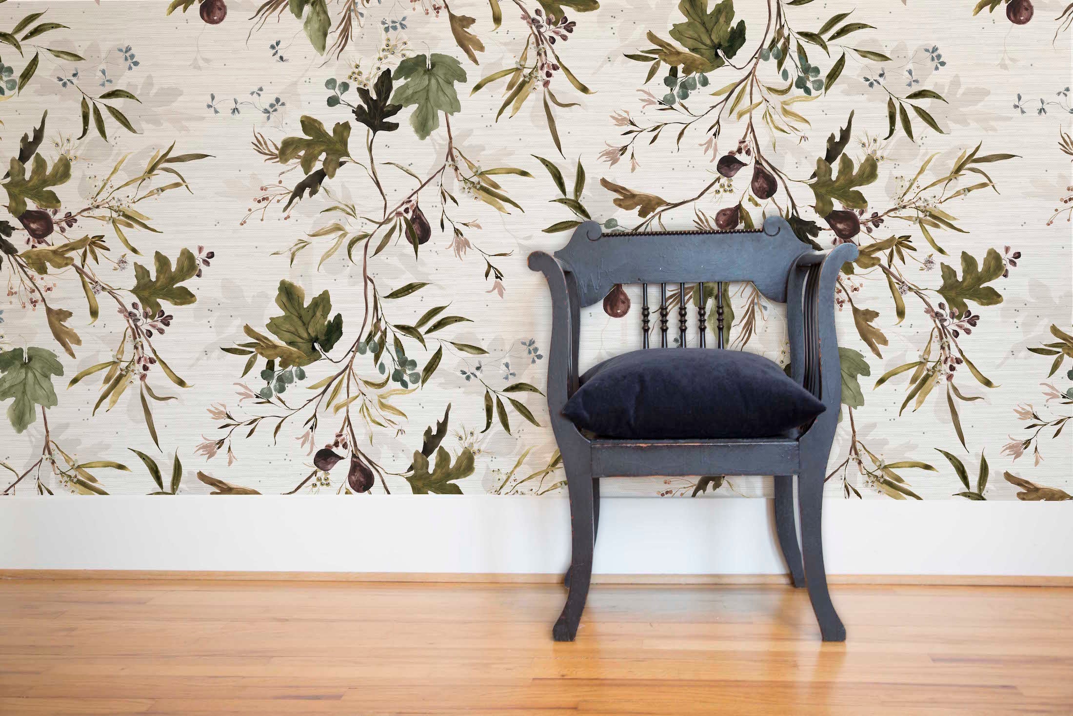 Fig in Linen Grasscloth