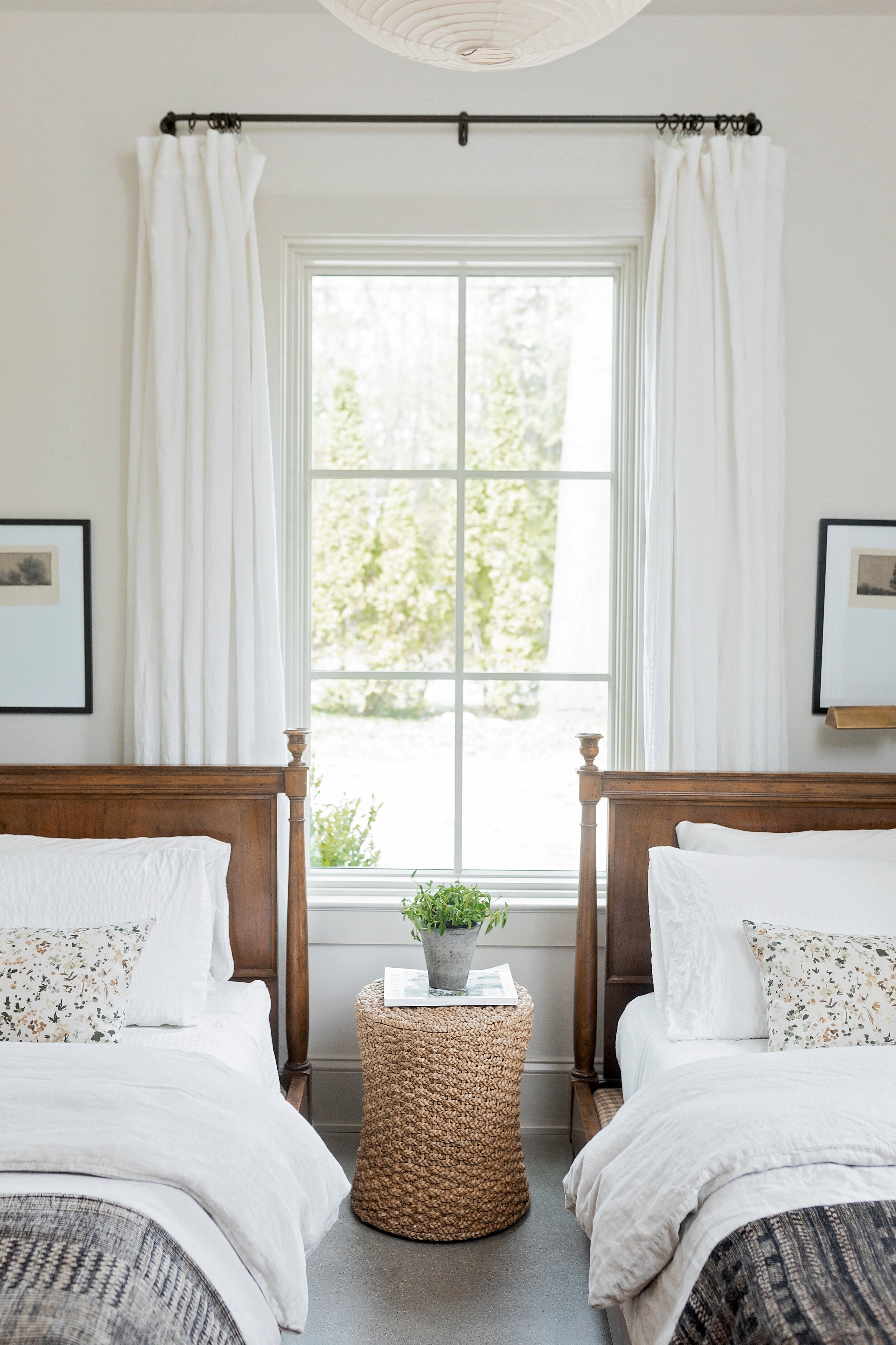 Wildflower Field in Hazel Pillow Cover