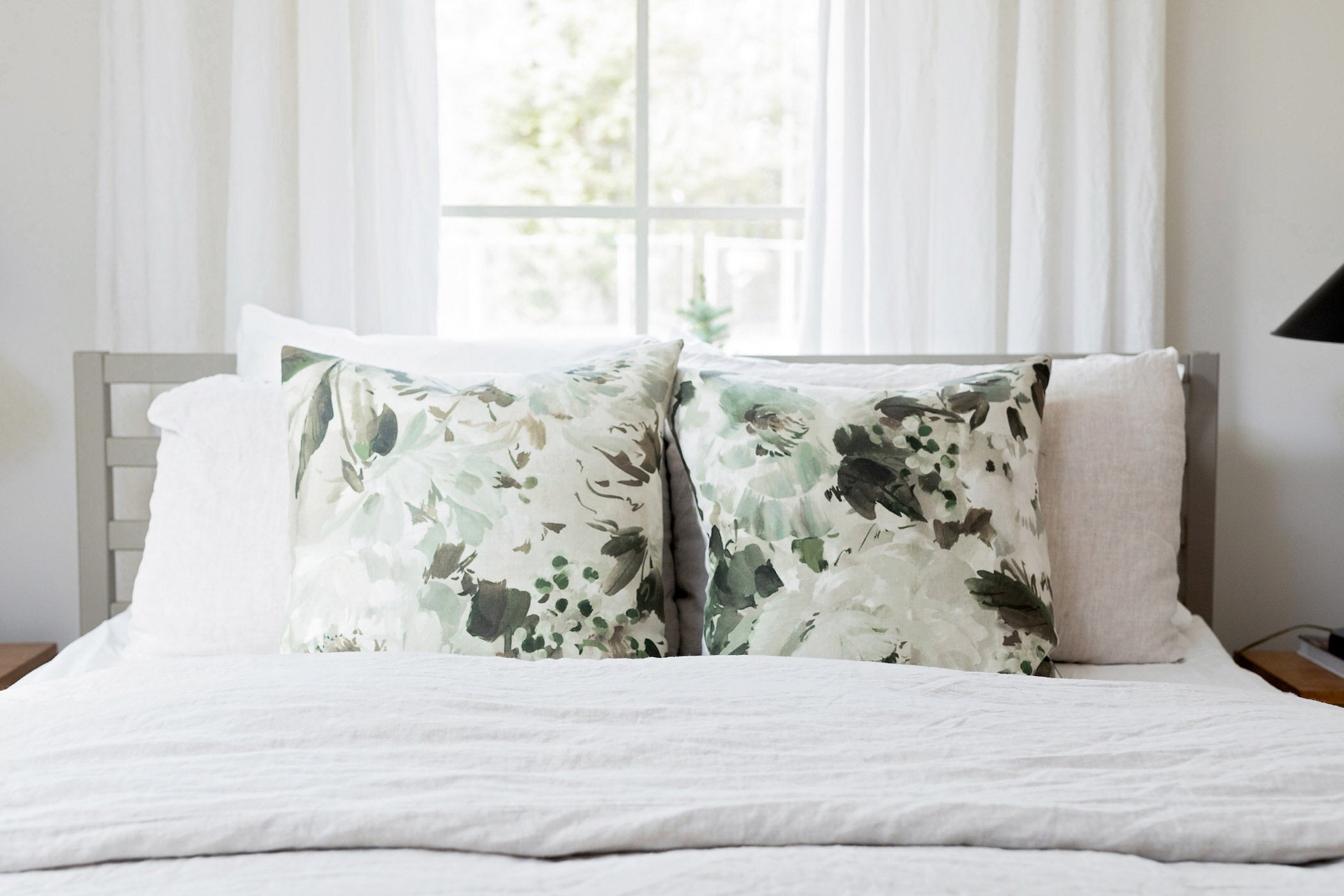 Peonia in Moss Fabric