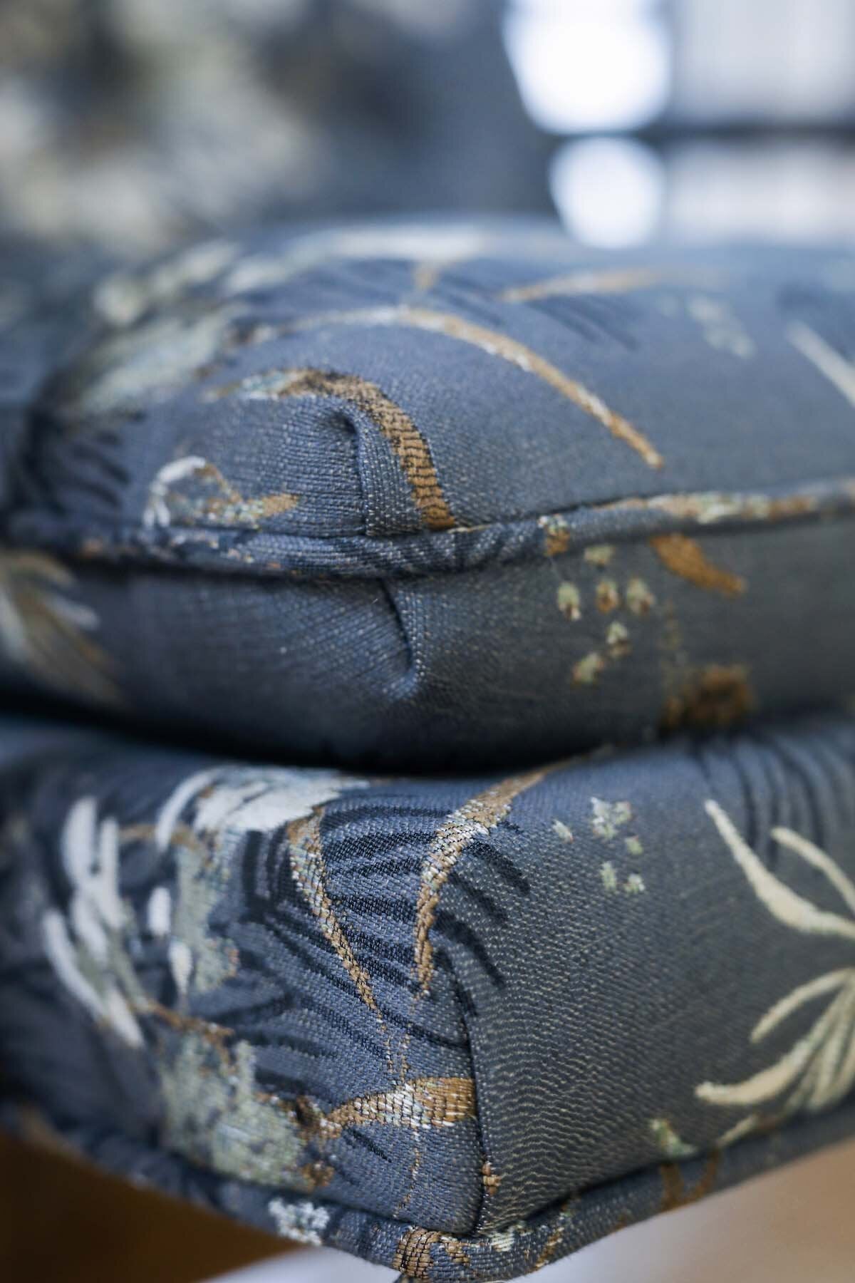 Meadow in Blue Woven Fabric Sample