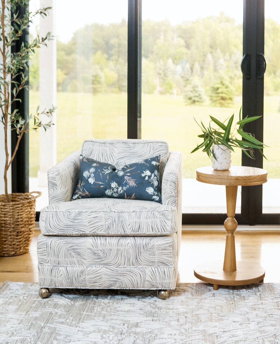 Meadow in Blue Pillow Cover