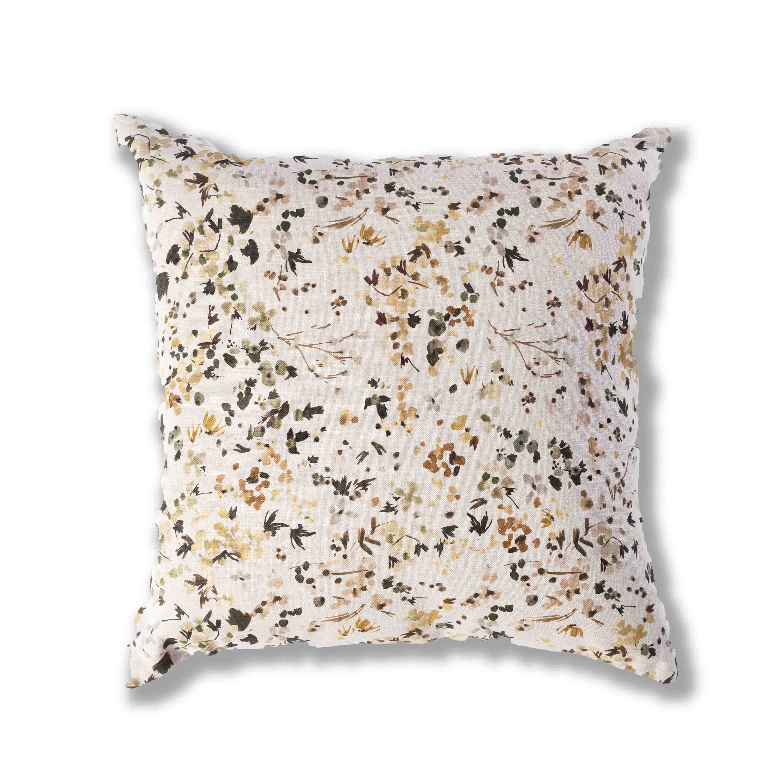 Wildflower Field in Hazel Pillow Cover