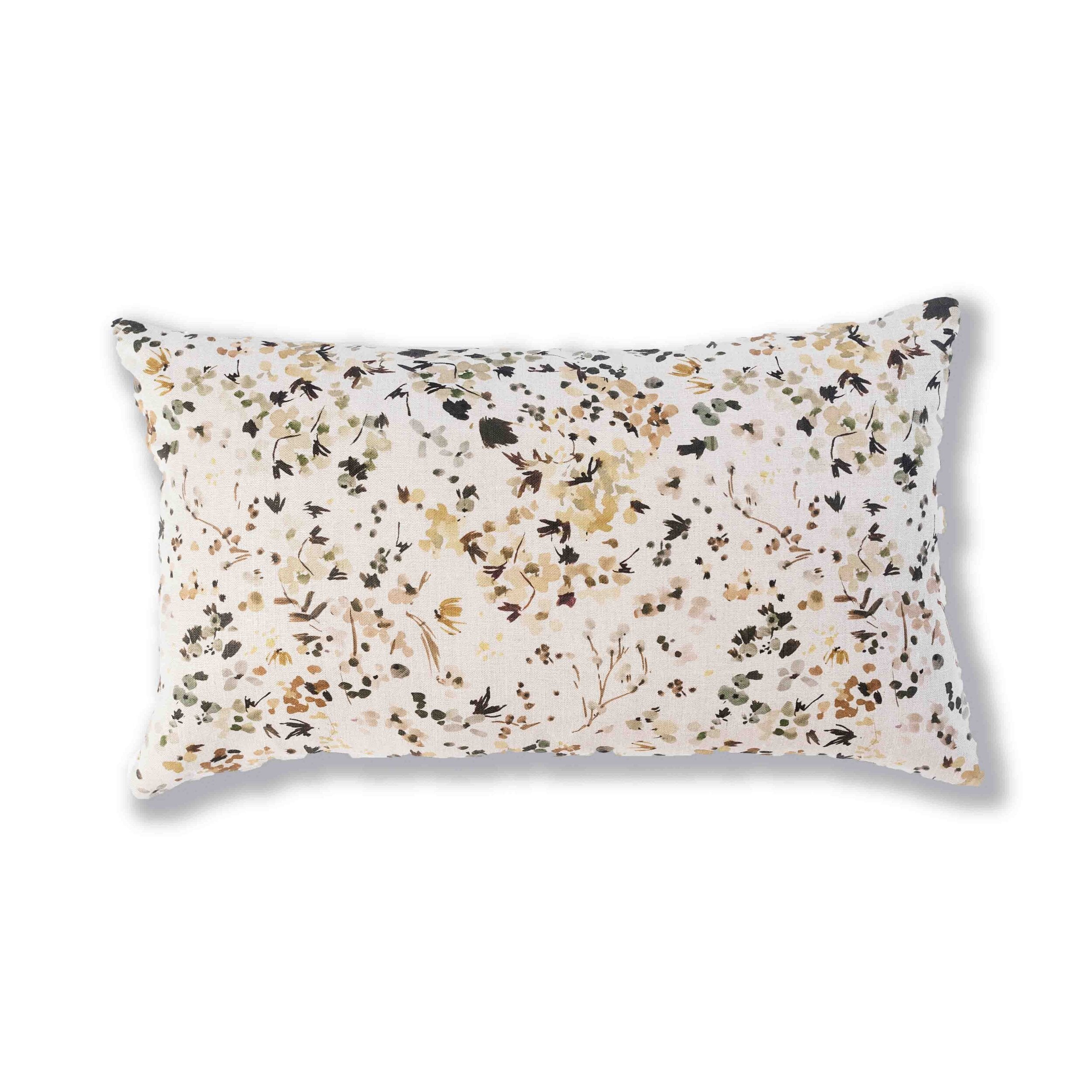 Wildflower Field in Hazel Pillow Cover