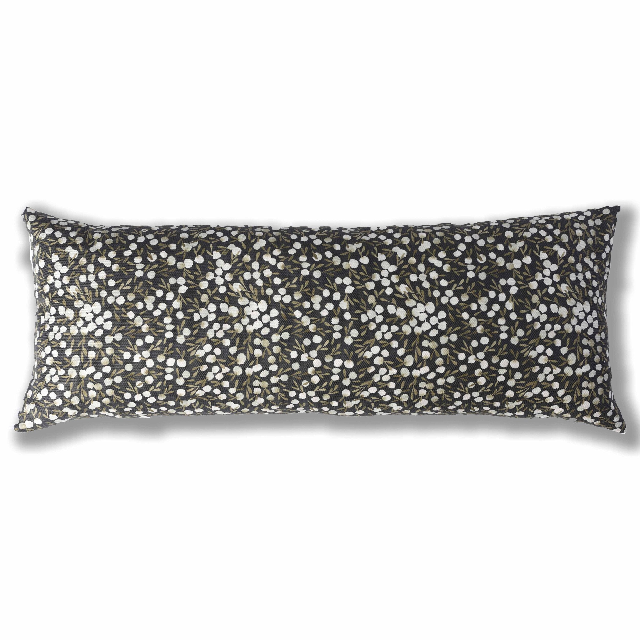 Berries in Midnight Pillow Cover