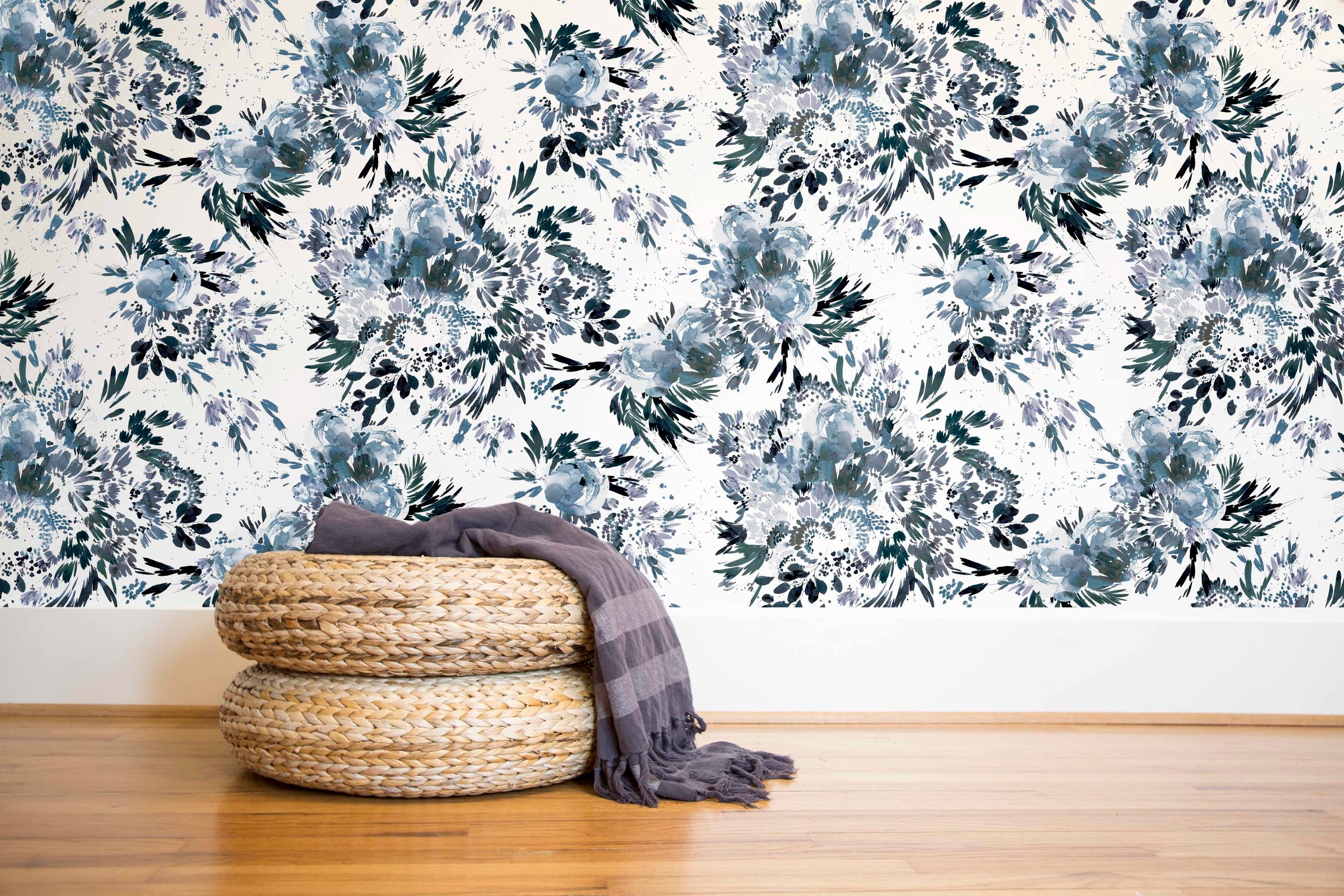 Midnight Garden in Indigo