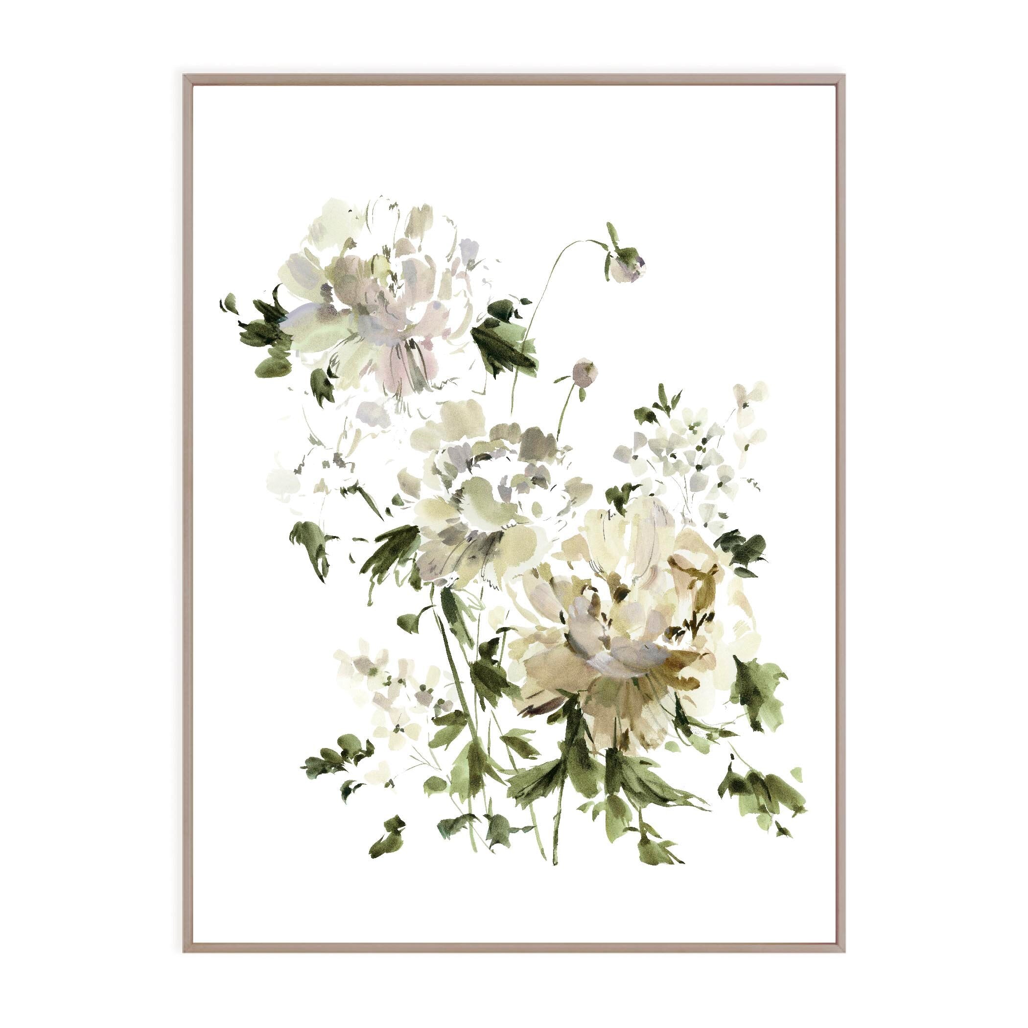 Pale Peonies - Pink | Snow