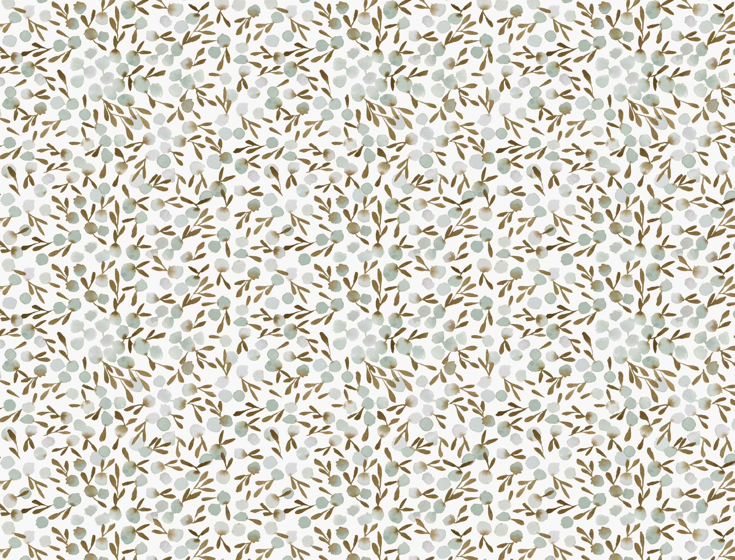 Berries in Ocean Fabric