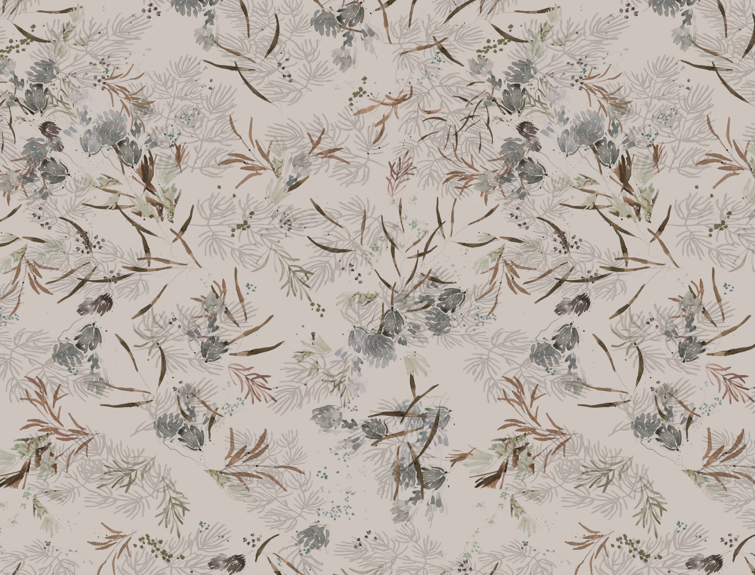 Meadow in Linen Fabric