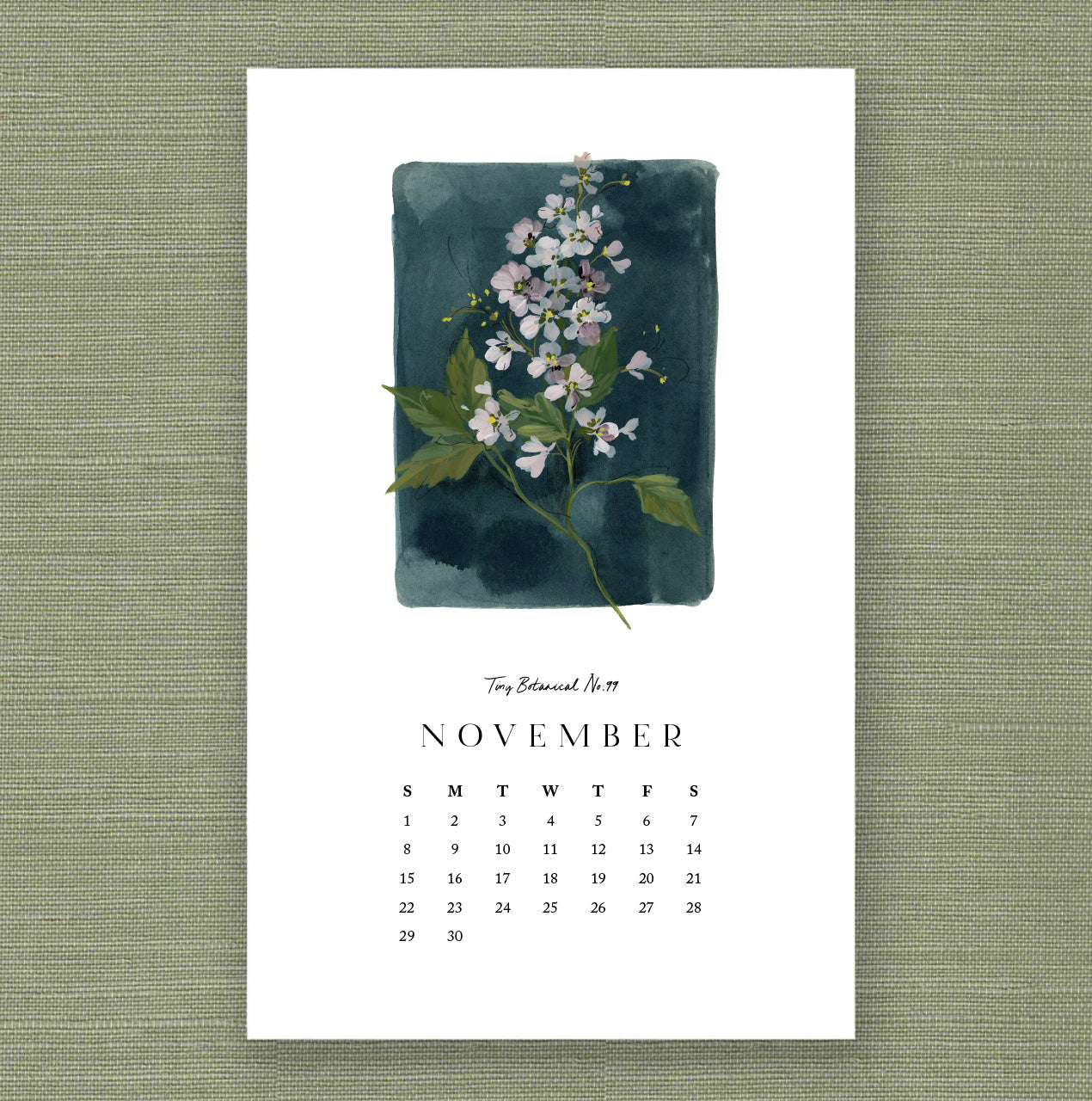 2026 Tiny Botanicals Calendar
