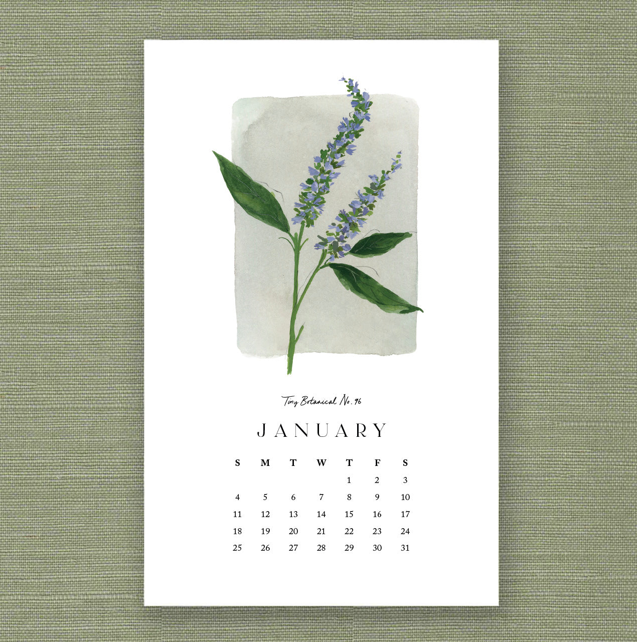 2026 Tiny Botanicals Calendar