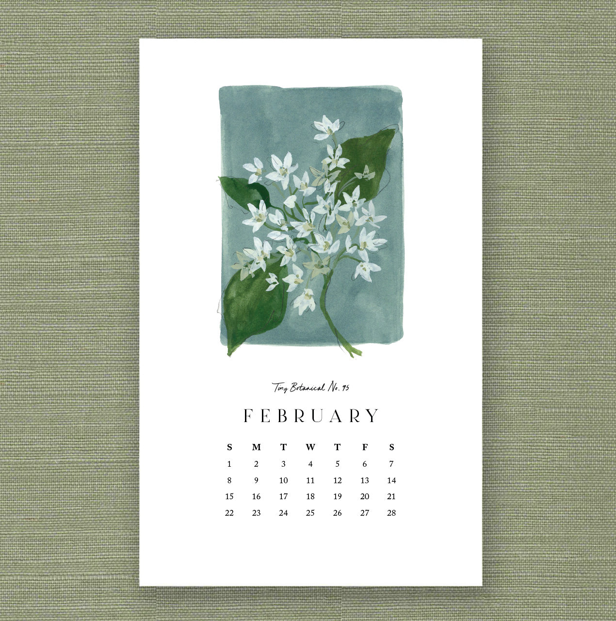 2026 Tiny Botanicals Calendar