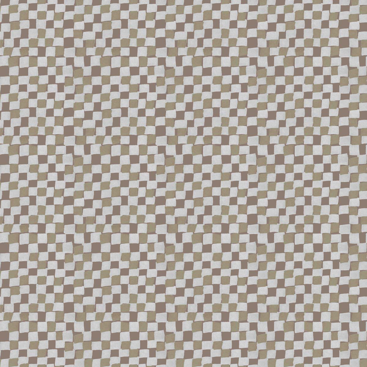 Checker in Clay Fabric