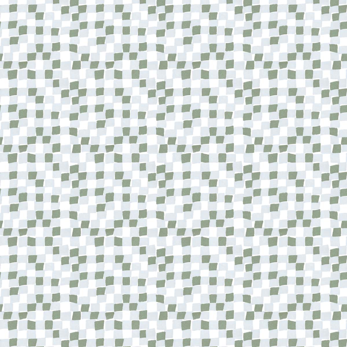 Checker in Dew Fabric