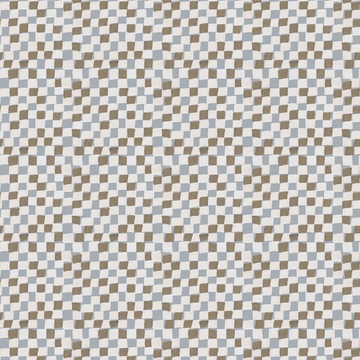 Checker in Sky Fabric