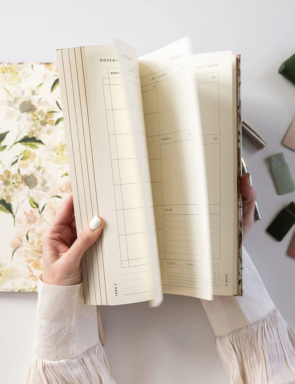 2025 Teachers Planner in Peony