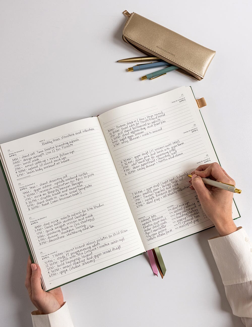 2026 Desktop A4 Planner Planner in Finch