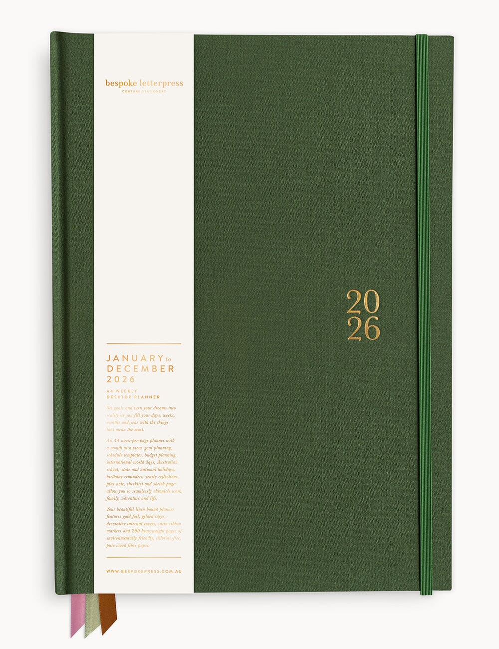 2026 Desktop A4 Planner Planner in Finch