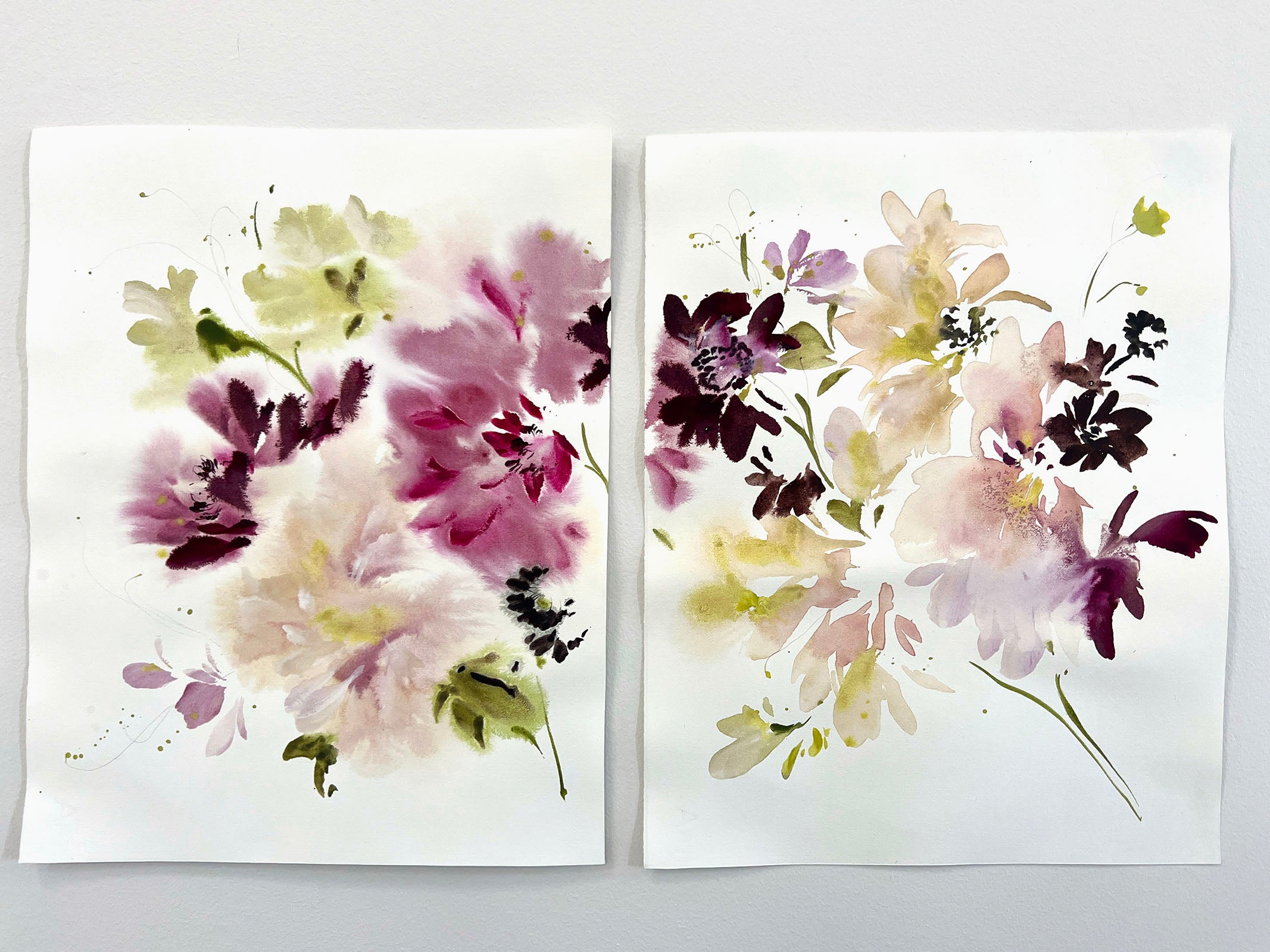 Dahlia Study No 3 (Set of 2)