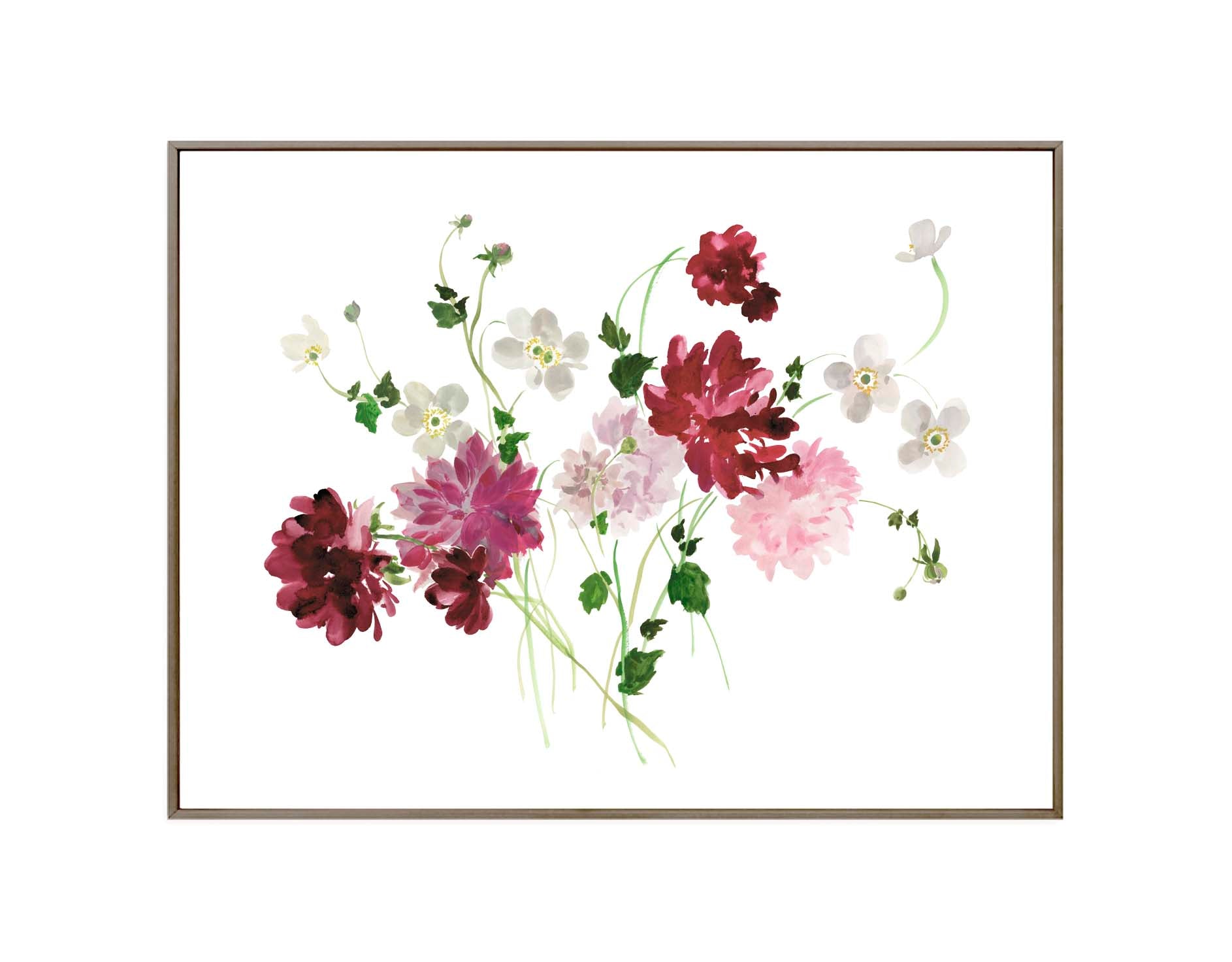 Dahlias and Anemones